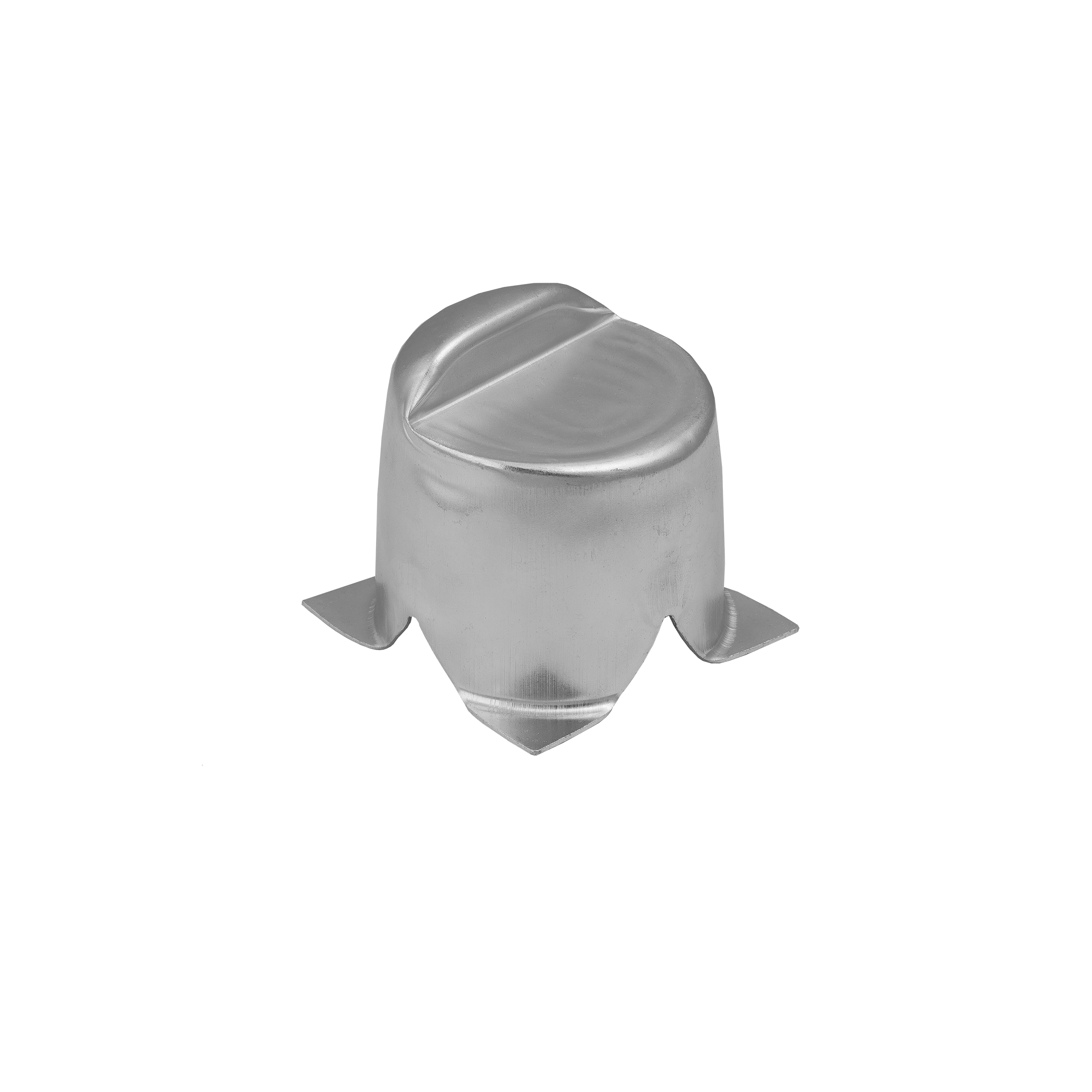 Torstopper zum Einbetonieren - SB | silber | 90 mm Torstopper zum Einbetonieren SB, silber, 90 mm, 90x90x16x1,5 mm, S235 Baustahl, Schuss 1.