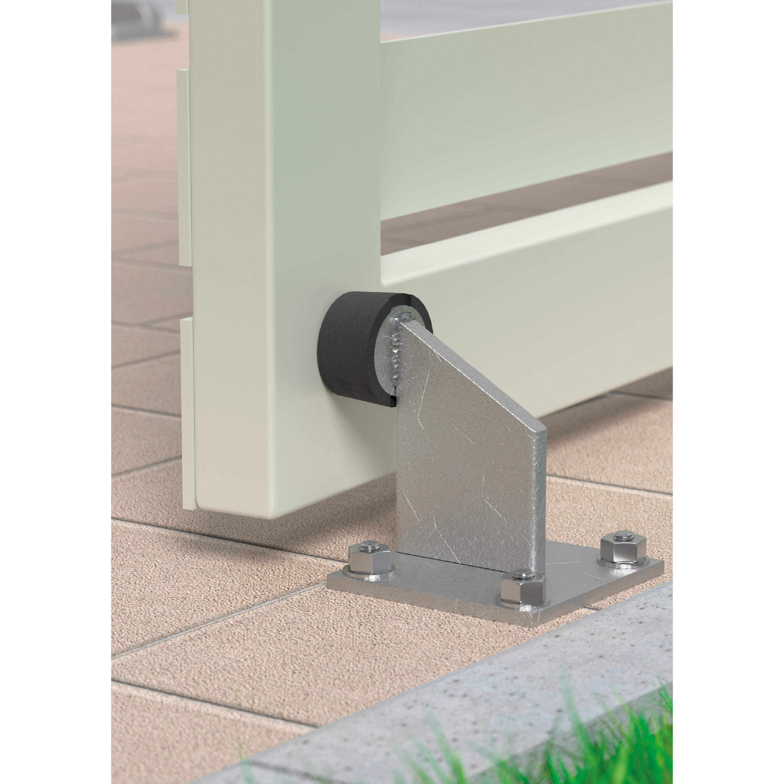 Stoper bramowy do przykręcania - SBO | Srebrny Stoper bramowy do przykręcania - SBO | Srebrny