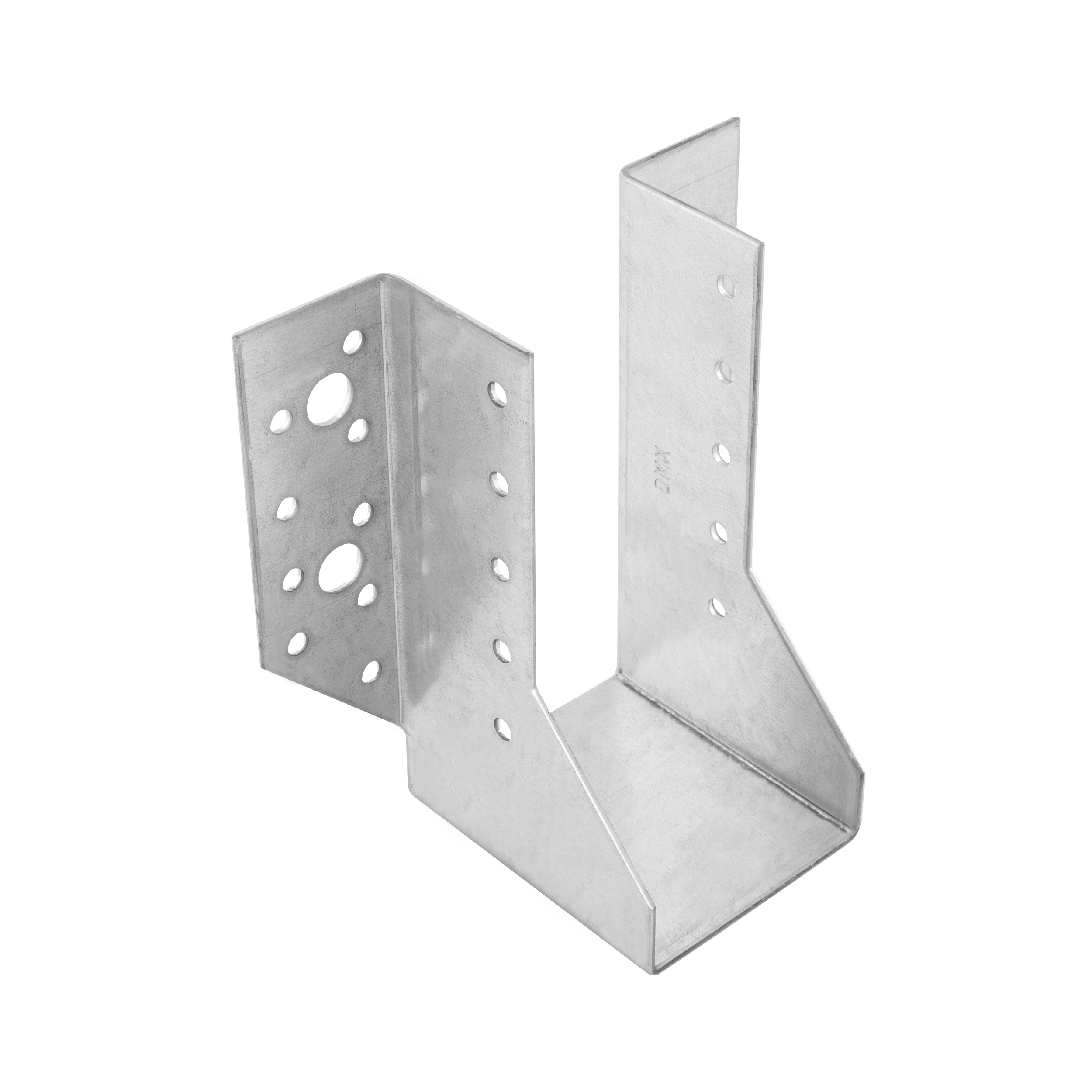 Wieszak belki uchwyt belki drewnianej - WB 15 | 60x130x75 mm | Srebrny