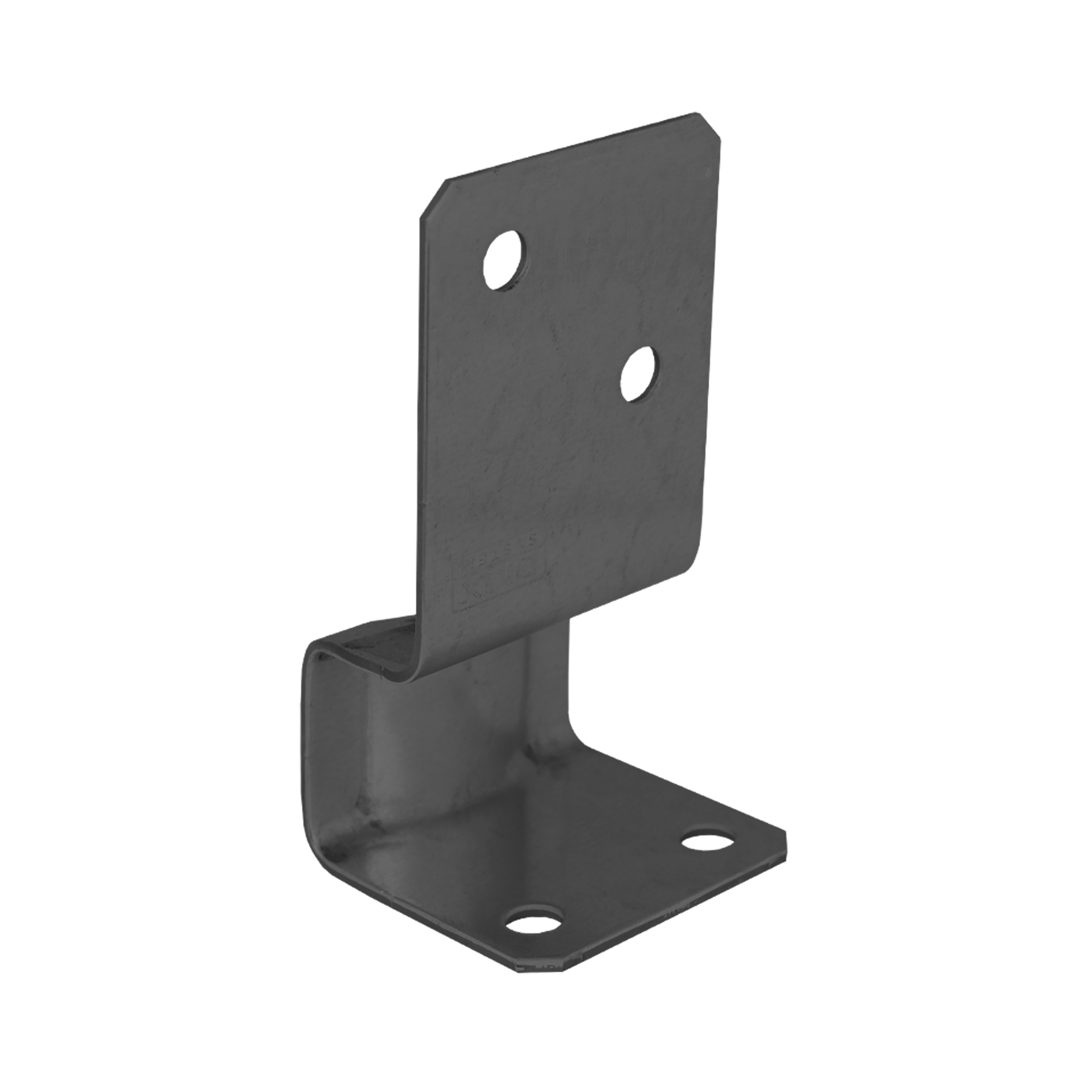 Podstawa słupa kotwa przykręcana typ L z odsadzeniem - PSK | 35-70 mm | Antracyt Podstawa słupa kotwa przykręcana typ L z odsadzeniem - PSK | 35-70 mm | Antracyt