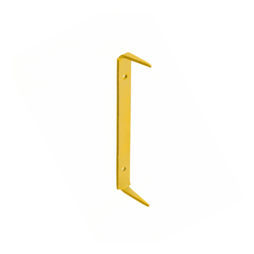 Bauklammer Holzklammer Sturmklammer Balkenklammer verzinkt - KLM | 250 mm Tischlerklemme für KLM-Träger, 250 mm, 250 x 5,0 mm, S235-Baustahl, gold, im Elementsatz.