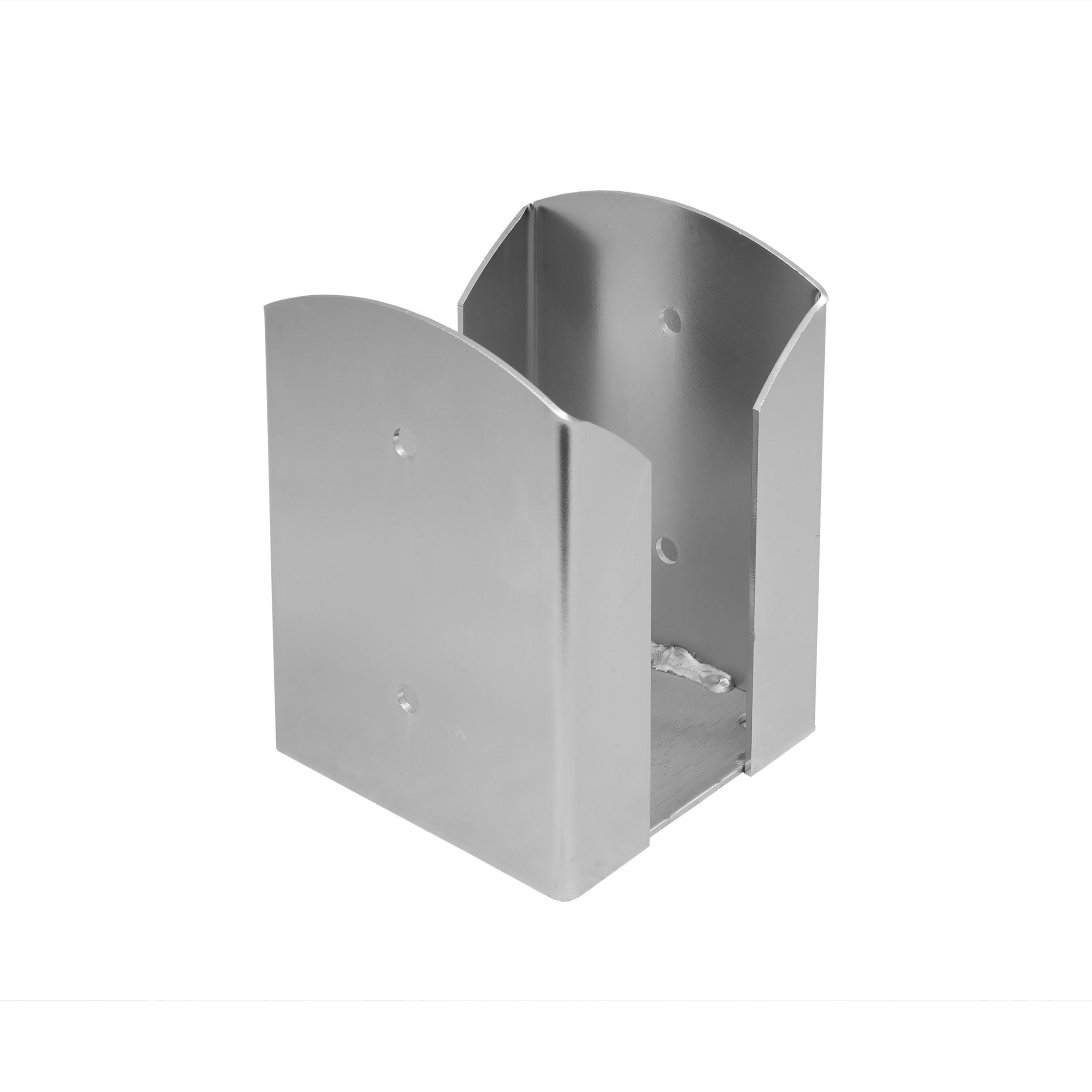Podstawa słupa kotwa przykręcana podwójna prostokątna - PSPW | 140 mm | Srebrny Podstawa słupa kotwa przykręcana podwójna prostokątna - PSPW | 140 mm | Srebrny
