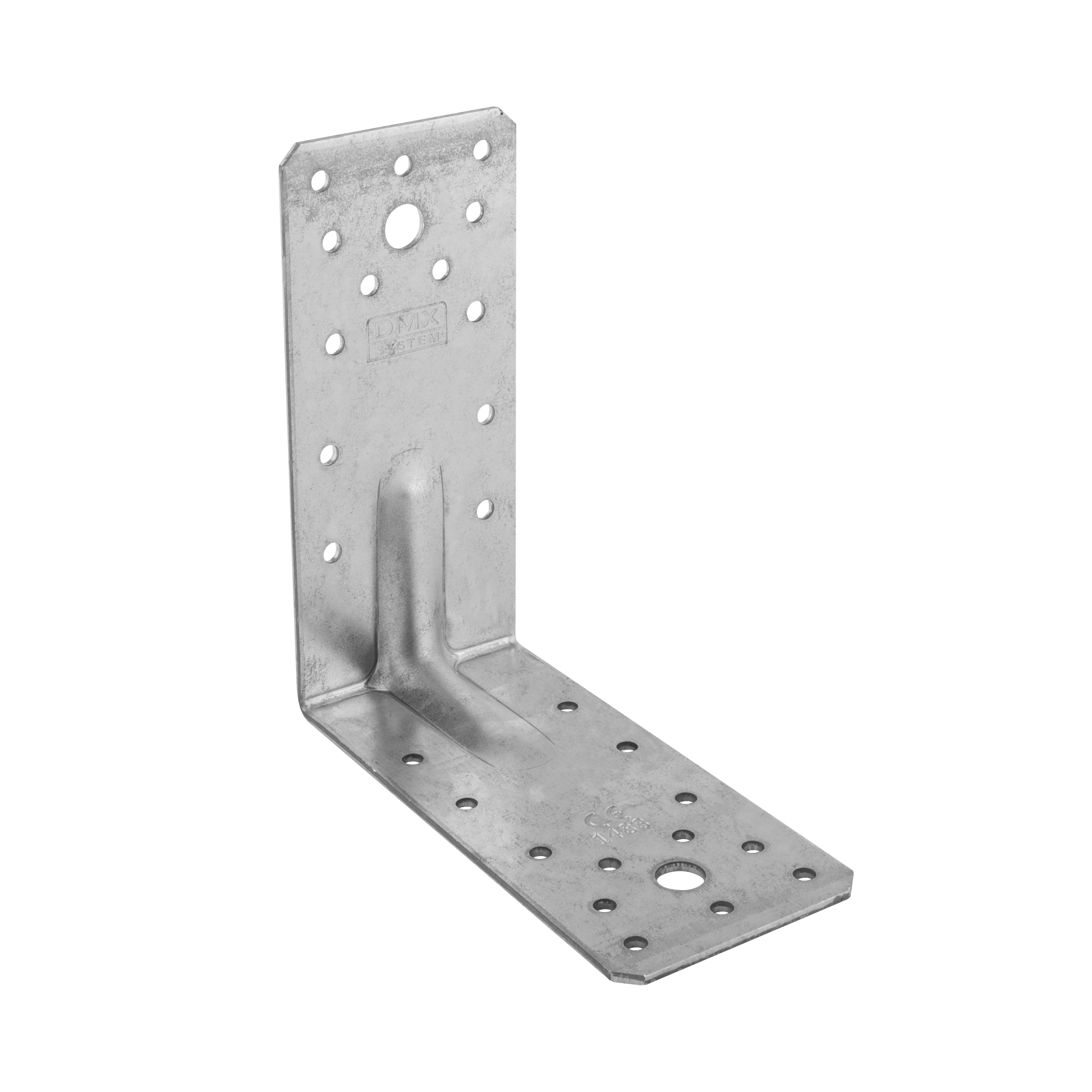 Schwerlastwinkel mit Sicke Winkelverbinder Holzverbinder feuerverzinkt - KP 5 | 140x140x65 mm | 2,5 mm VerstÀrkter Zimmermannswinkel mit PrÀgung KP 5, 140x140x65 mm, 2,5 mm, 140x140x65x2,5 mm, im Elementsatz.