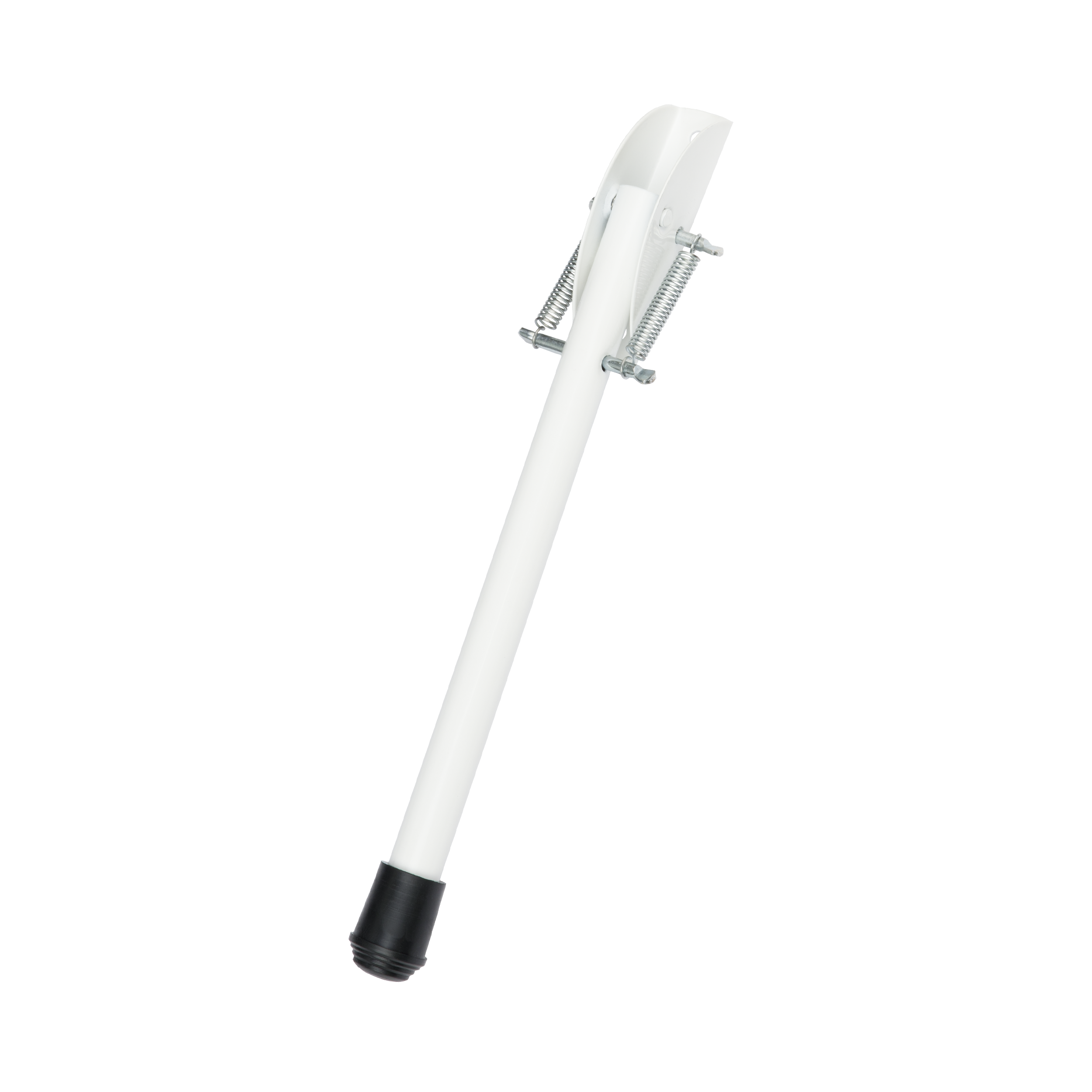 Bodenschieber Türfeststeller Torstopper Garagentorfeststeller - ST | weiß Garagentorfuß für ST-Tore, weiß, 250x14 mm, DC01-Baustahl.