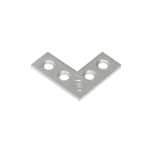 Narożnik okienny montażowy - NA 25 | 25x10 mm | 1,5 mm | Srebrny