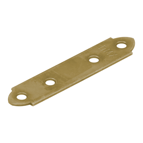 Flachverbinder schmal universal Lochplatte Verbindungsblech verzinkt - LW 80 | 78x15 mm | 50 Stück Schmaler Universal-Stahlverbinder LW 80, 78x15 mm, 50 Stk., 78x15x1,5 mm, DC01 Baustahl, silber 2.