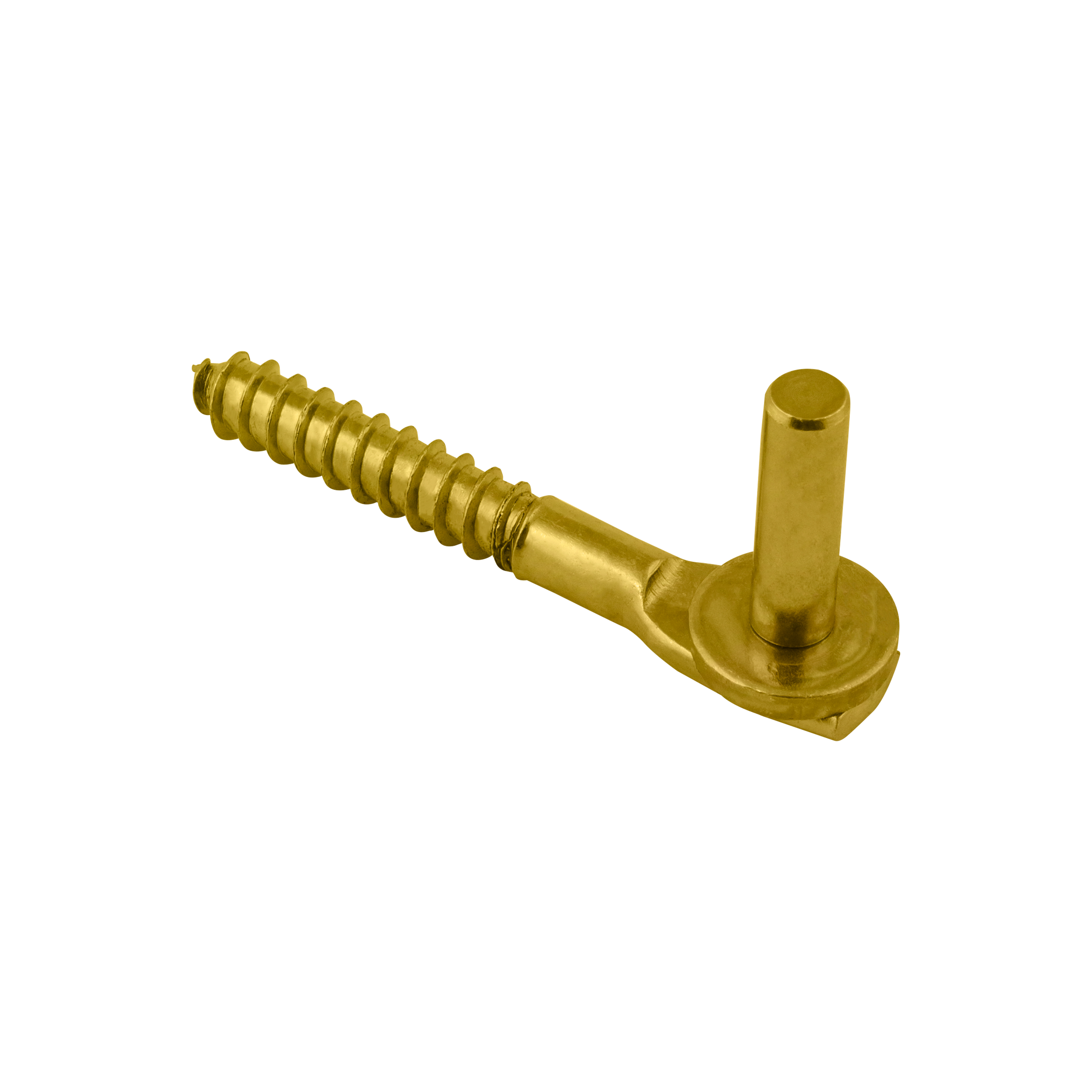 Einschraubkloben für Torbänder - CW | verzinkt | fi 10 mm Einschraubbarer Zapfengriff für Torbänder CW 10/106, 106 mm, gold, 10 mm, 106x48 mm.