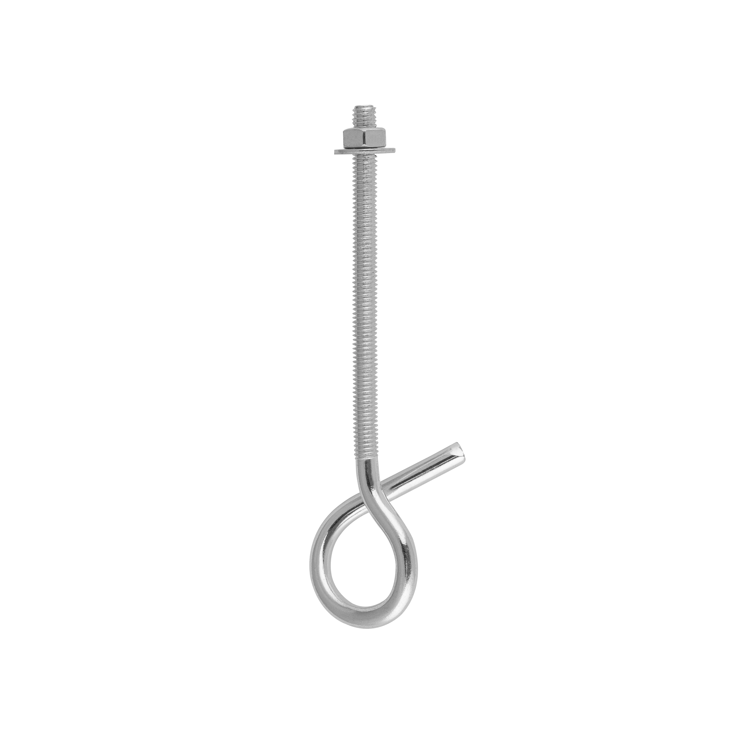 Schaukelhaken aus Stahl Schaukelschelle Karabinerhaken - MHM 6 × 120 mm Schaukelhakenmontage-Stahlgriff MHM 6 × 120 mm, 6x120 mm, Silber, Kohlenstoffstahl.