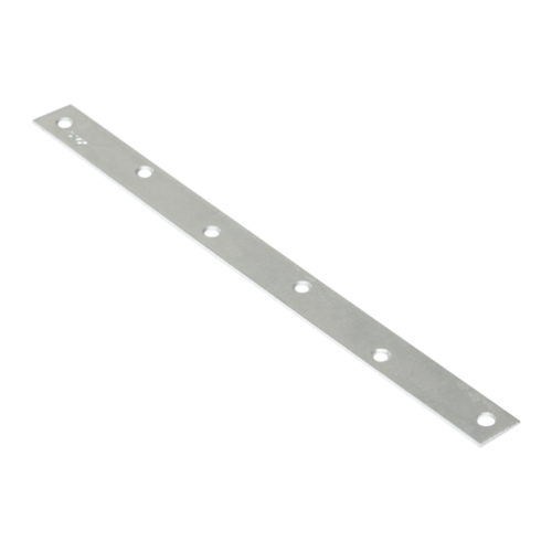 Flachverbinder schmal universal Lochplatte Verbindungsblech verzinkt - LW 300 | 296x22 mm | 20 Stück Schmaler Universal-Stahlverbinder LW 300, 296x22 mm, 20 Stk., 296x22x2,0 mm, DC01 Baustahl, silber 2.