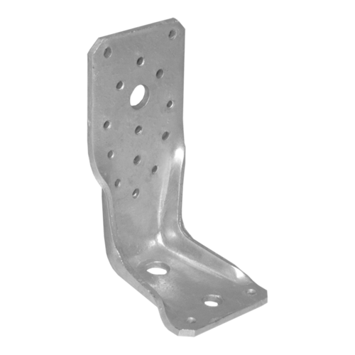 Schwerlastwinkel Holz-Beton Betonanker Ankerwinkel feuerverzinkt - LBZ 135 | 135x65x85 mm | 4 mm Stahlbetonwinkel LBZ 135, 135x65x85 mm, 4 mm, 135x65x86x4,0 mm, silber, S235 Baustahl 2.