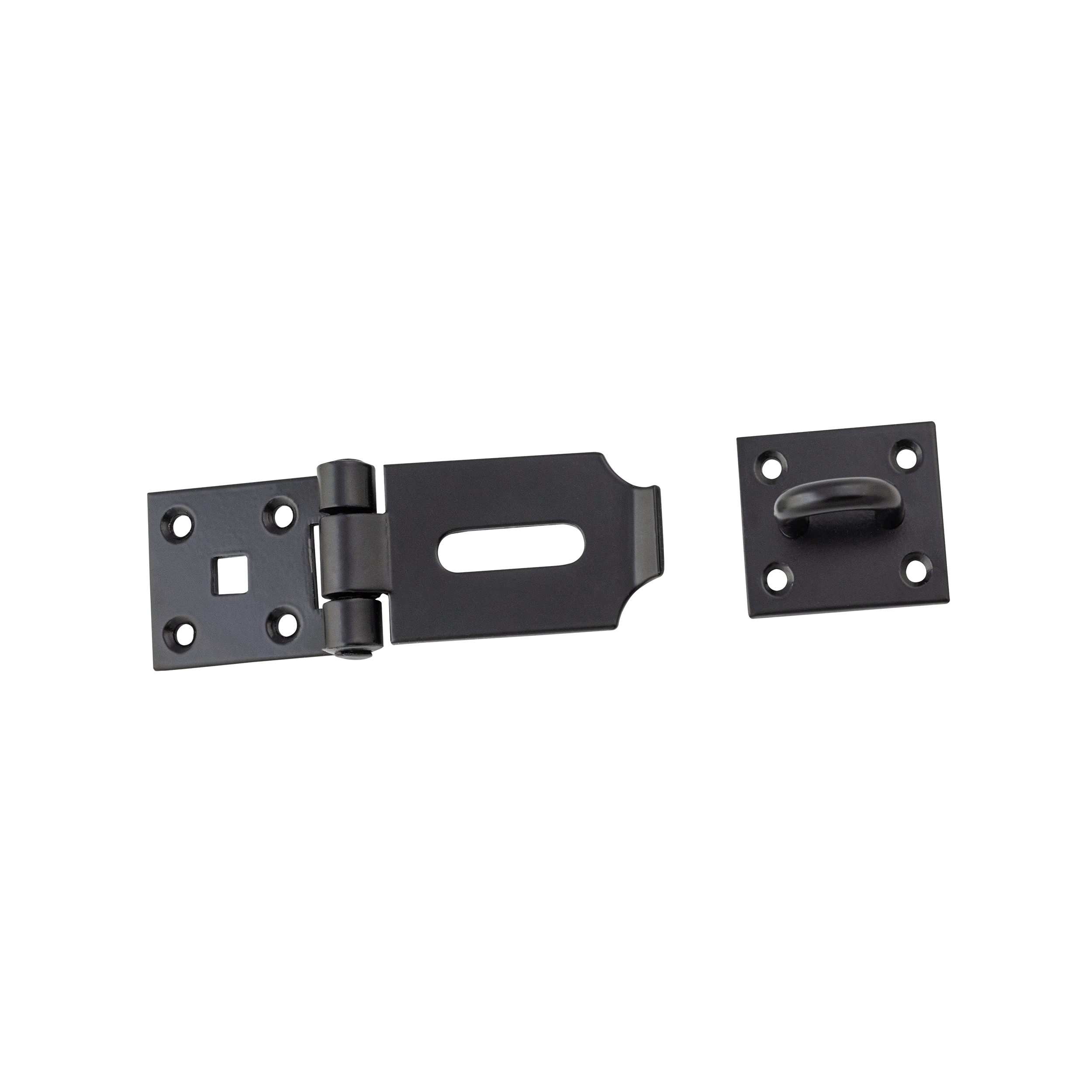 Gerader Riegel für Gartentore - ZWP | schwarz | 167 mm ZWP gerade Spindel, schwarz, 167 mm, 167 x 55 x 4,0 mm, DC01-Baustahl.