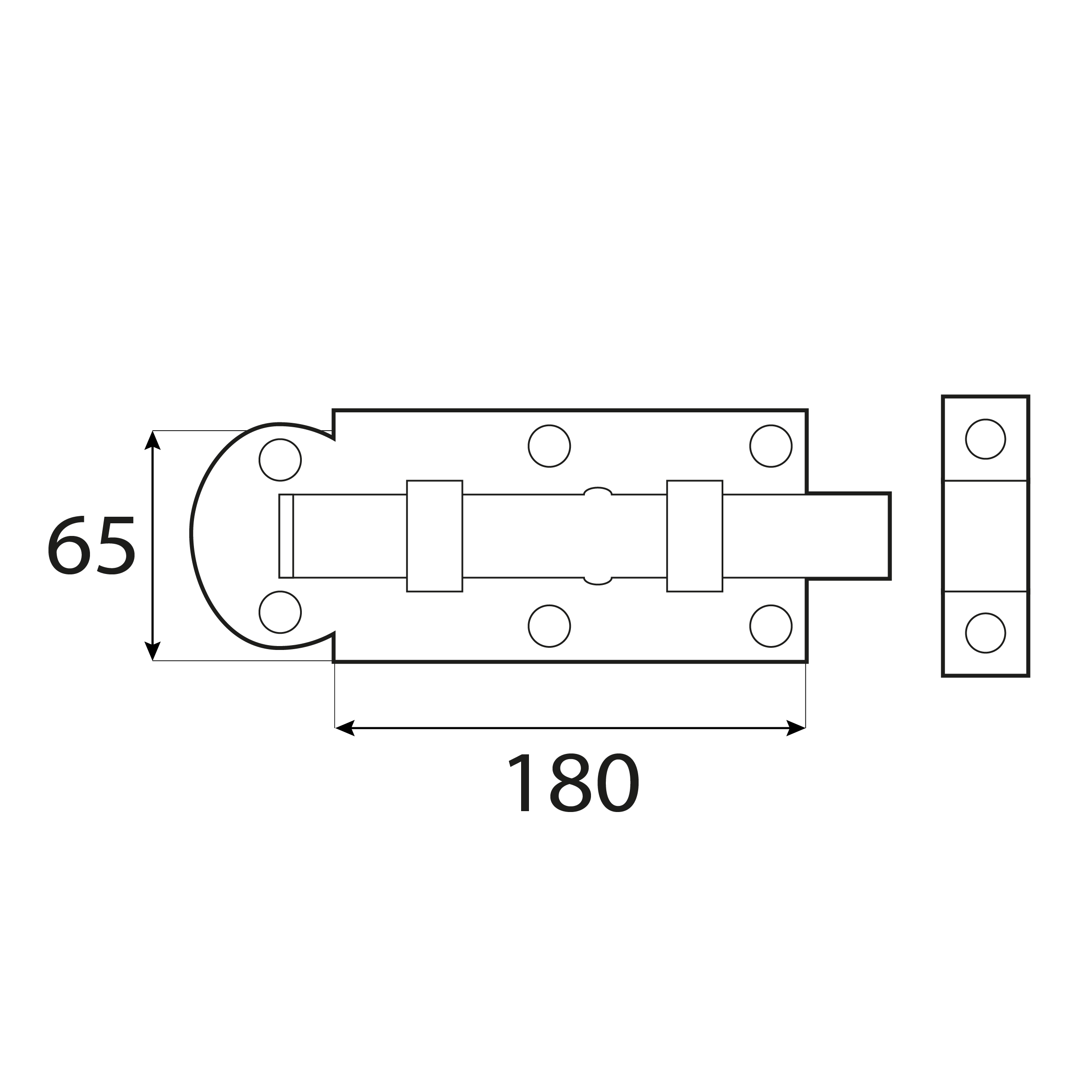 Zasuwka zamknięcie na kłódkę z ryglem prostym do furtek - WZP | Złoty | 180 mm Zasuwka zamknięcie na kłódkę z ryglem prostym do furtek - WZP | Złoty | 180 mm