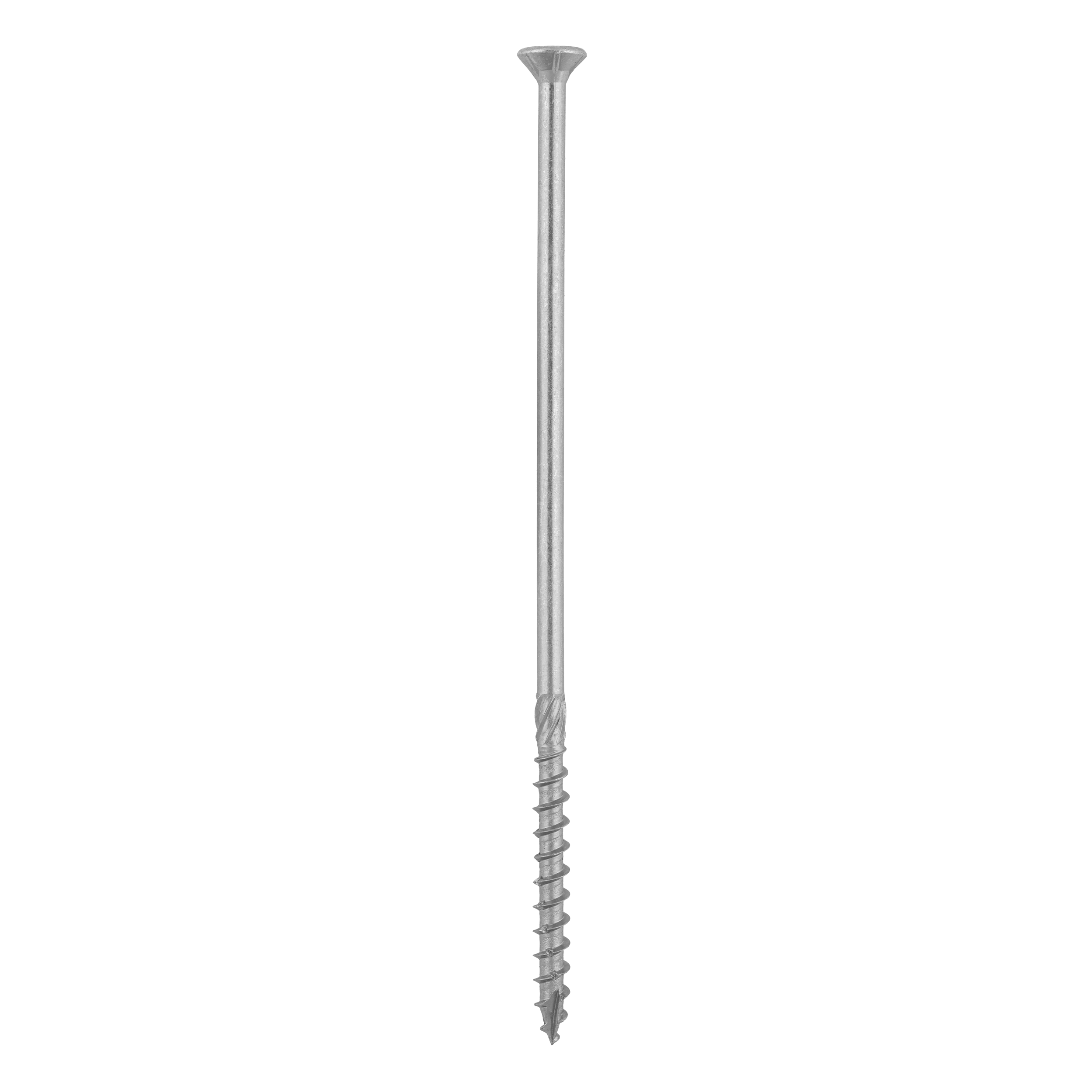 Wkręty ciesielskie do drewna stożkowe TORX - CS | 10 x 260 mm | Srebrny | 50 szt