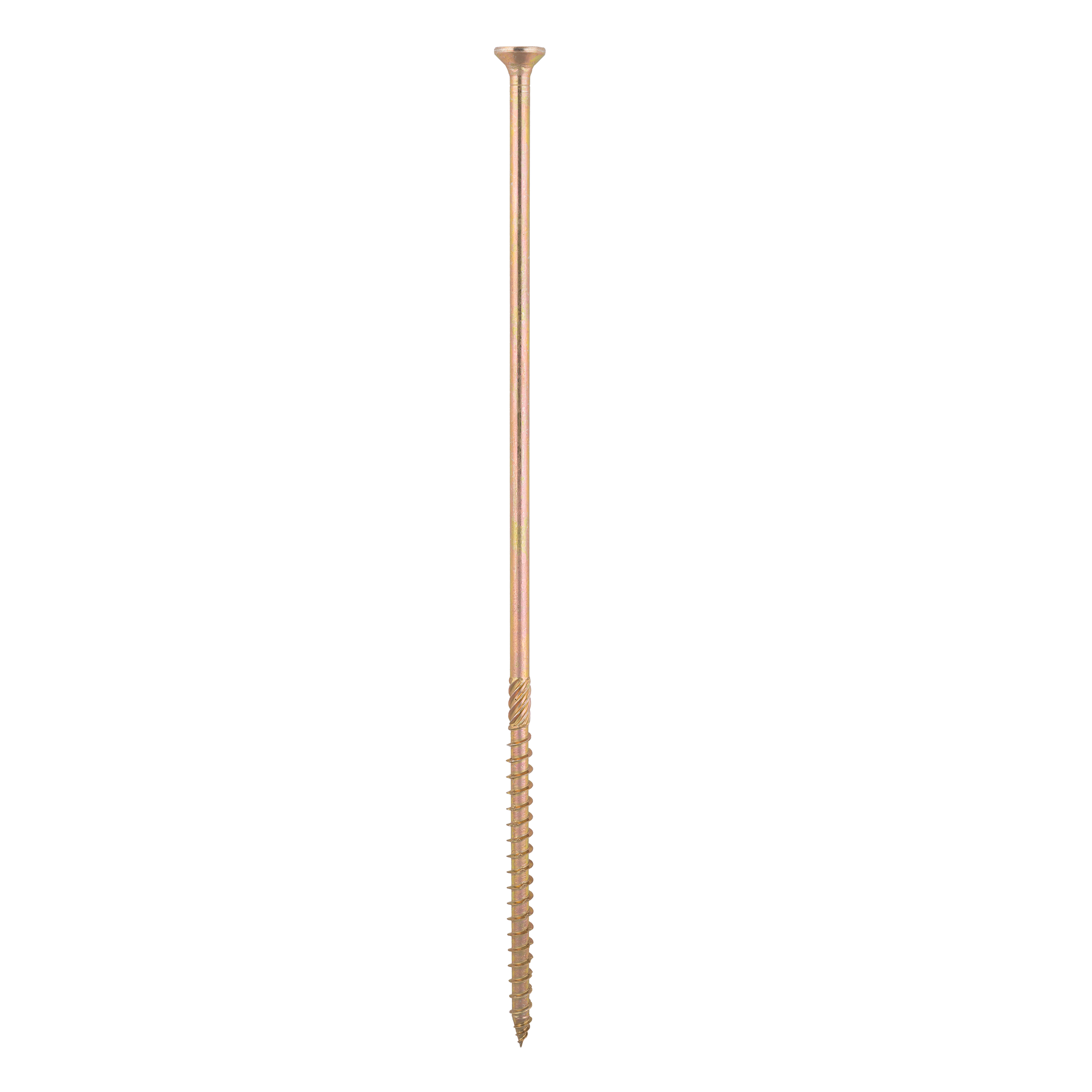 Holzbauschrauben Senkkopf TORX Teilgewinde - CS | 8 x 300 mm | gelb verzinkt | 50 Stk. TORX CS konische Zimmermannsschrauben fĂŒr Holz, 8x300 mm, Gold, 50 Stk., 8x300 mm.