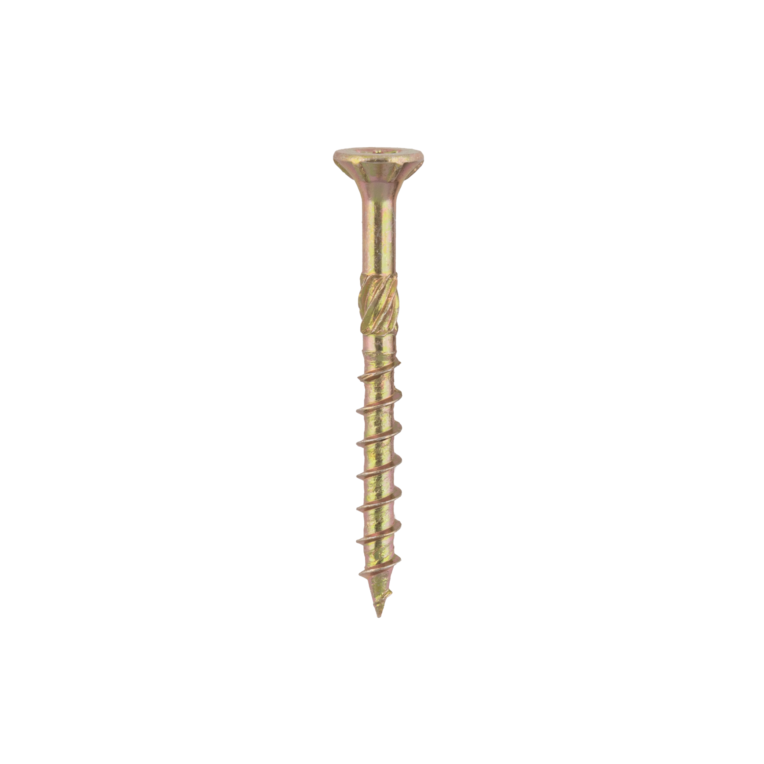 Holzschrauben Senkkopf TORX Teilgewinde - CS | 3 x 30 mm | gelb verzinkt | 500 Stk. TORX CS konische Zimmermannsschrauben fĂŒr Holz, 3x30 mm, Gold, 500 Stk., 3x30 mm 2, Schuss 1.