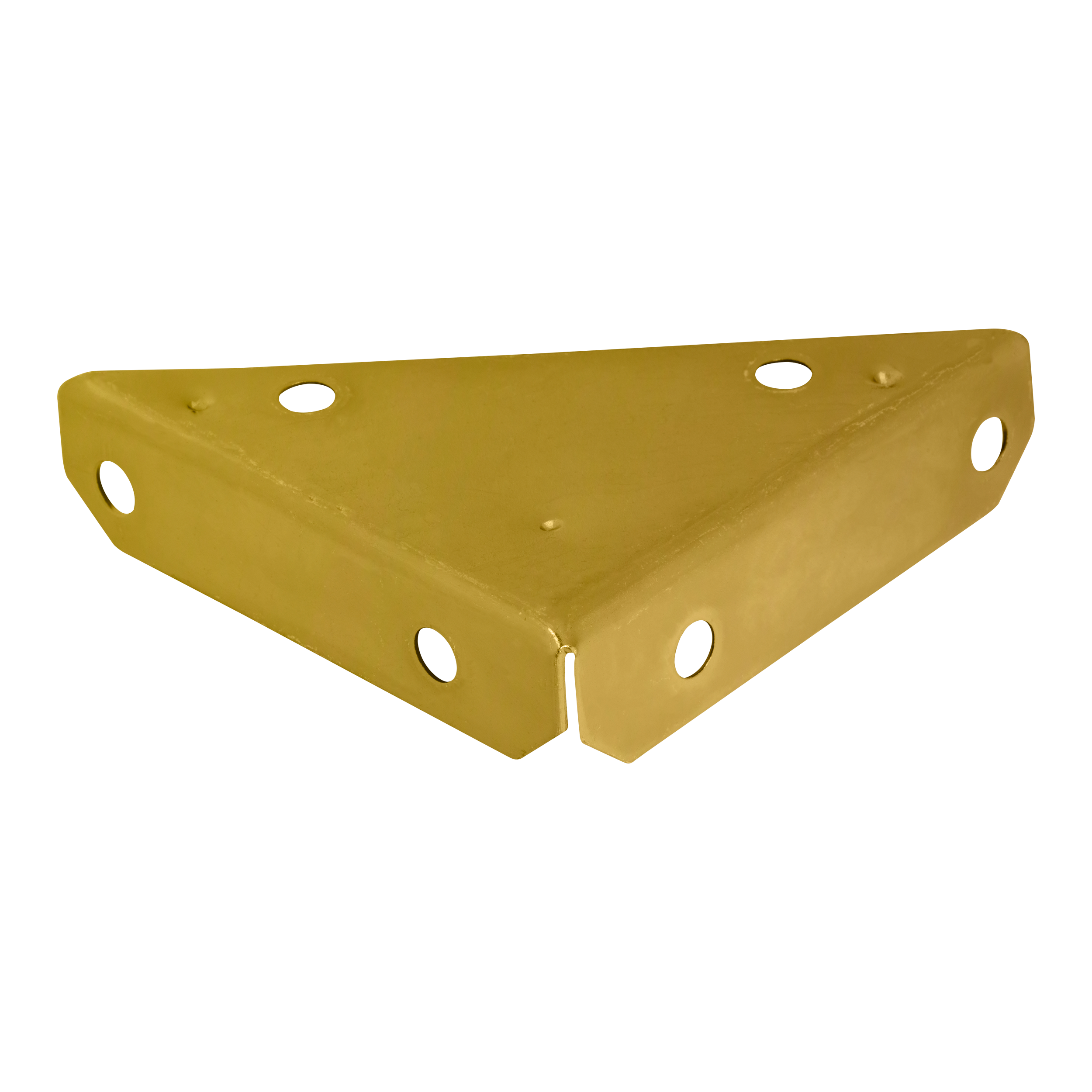 Möbelwinkel Kistenwinkel Eckverbinder Möbelverbinder Stahl - NS 100 | 100x100x28 mm | 10 Stück | Gold Stahlkastenecke NS 100, 100x100x28 mm, gold, 10 Stk., 100x100x28x2,3 mm, DC01 Baustahl, Satz Elemente.