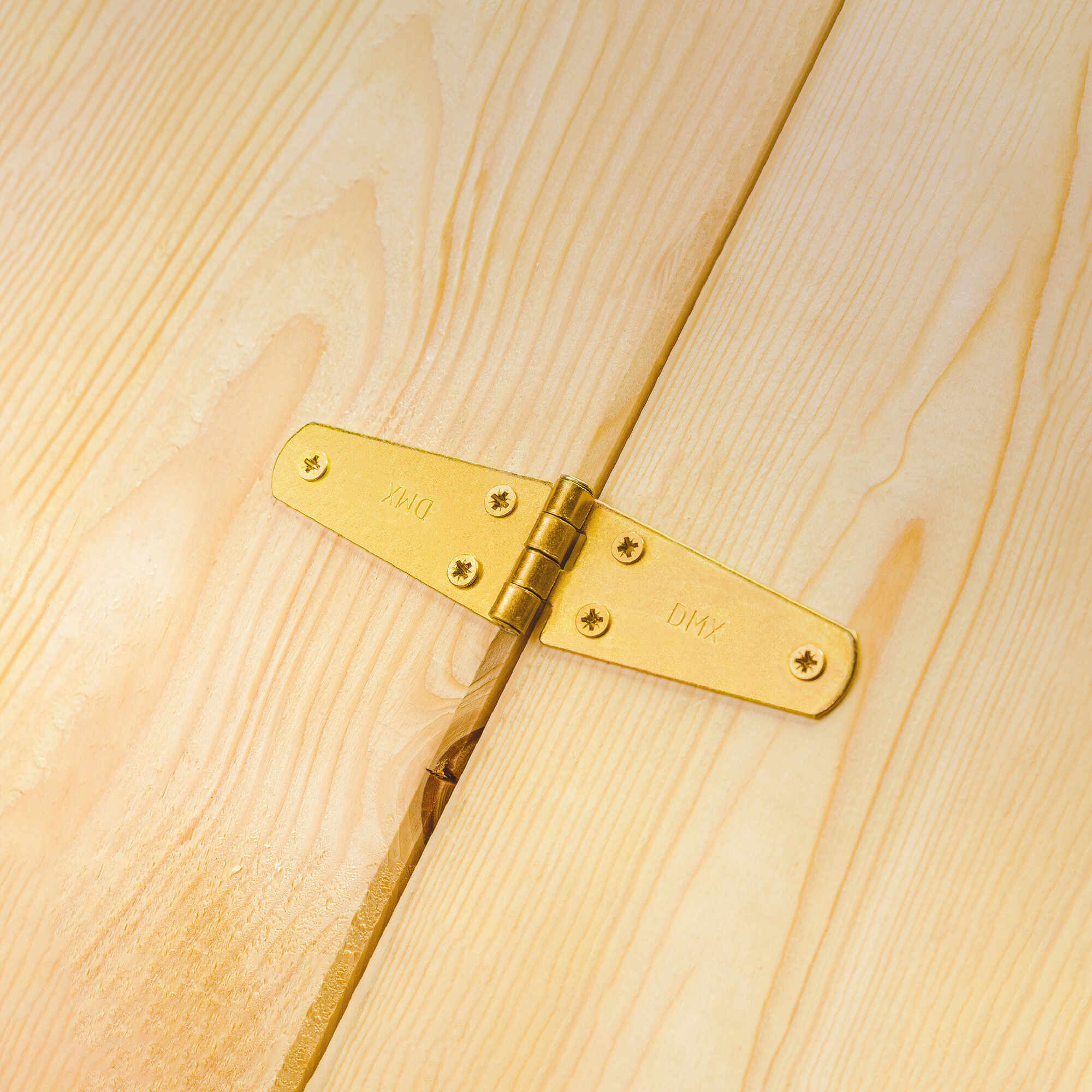 Dreiecksscharnier - ZTS | verzinkt | 250 mm Flaches Dreiecksbandscharnier fĂŒr TĂŒren und FensterlĂ€den ZTS 250, 250 mm, Gold, 45 mm, 250x45x2,0 mm 1.