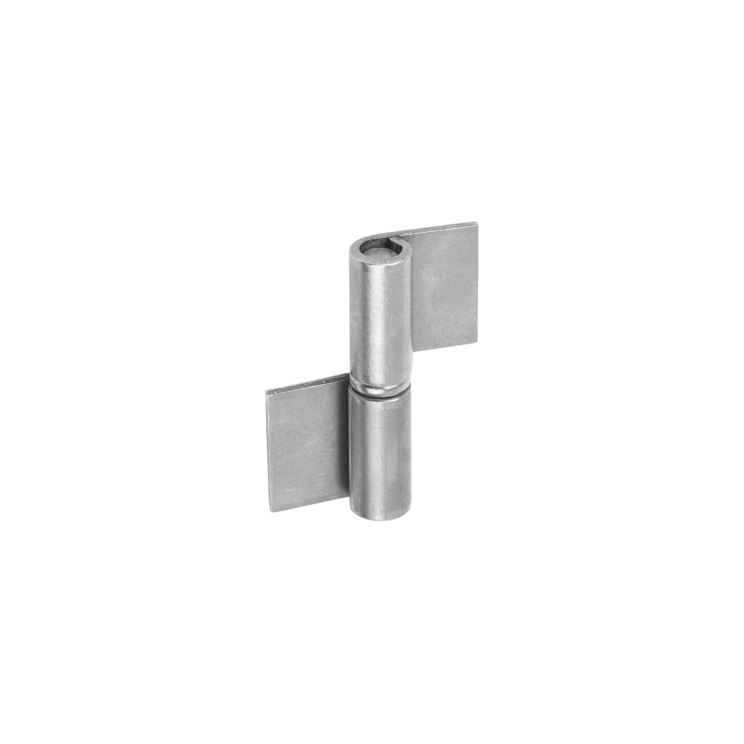 Aushängbares Anschweißscharnier zweiteilig - ZMP | 60x30 mm Zweiteiliges Flügelscharnier zum Anschweißen an das Schlupftor ZMP 60, 60 mm, 60x30x2,5 mm, Stahl.