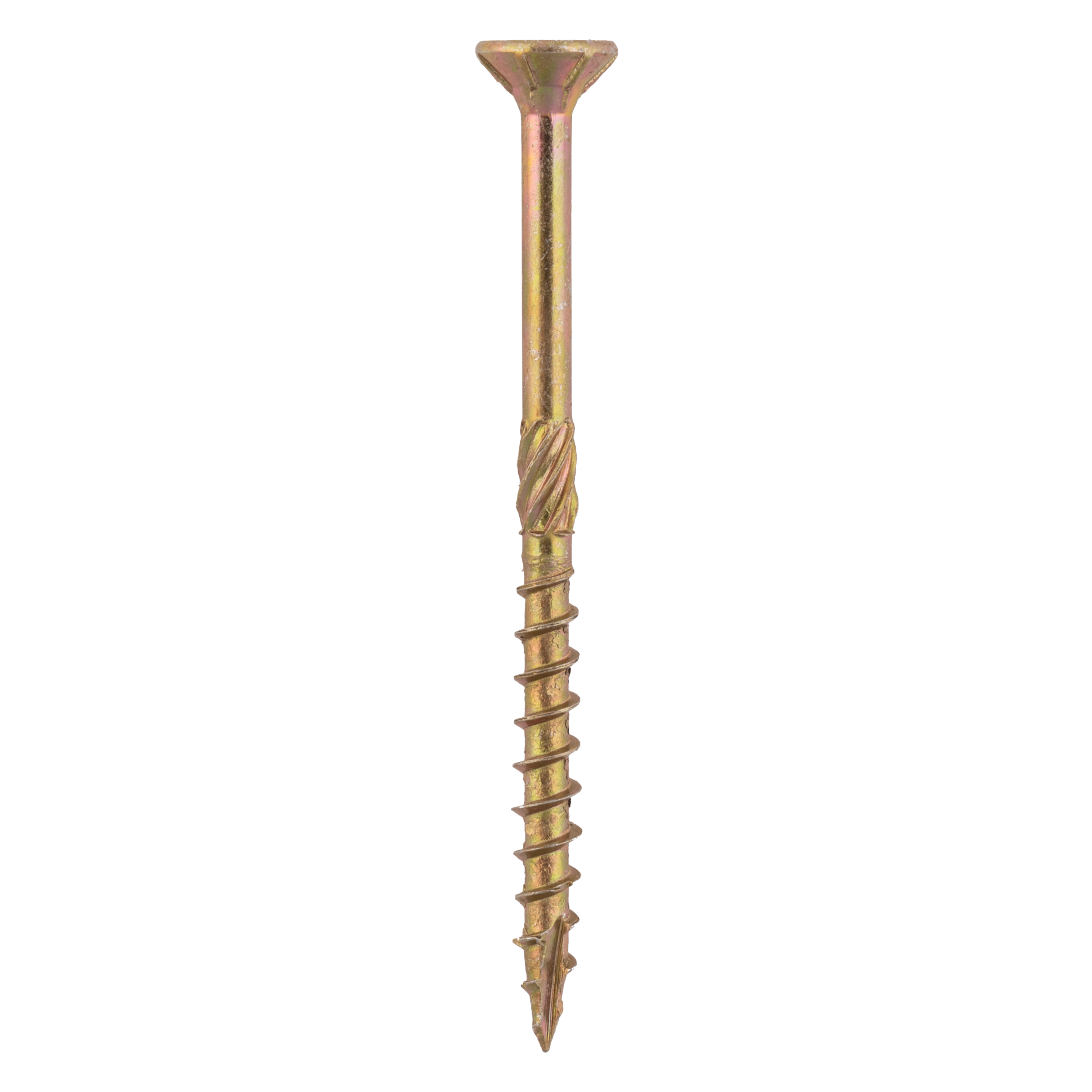 Holzschrauben Senkkopf TORX Teilgewinde - CS | 3,5 x 50 mm | gelb verzinkt | 200 Stk. Konische Zimmermannsschrauben TORX CS fĂŒr Holz, 3,5x50 mm, Gold, 200 Stk., 5x50 mm.