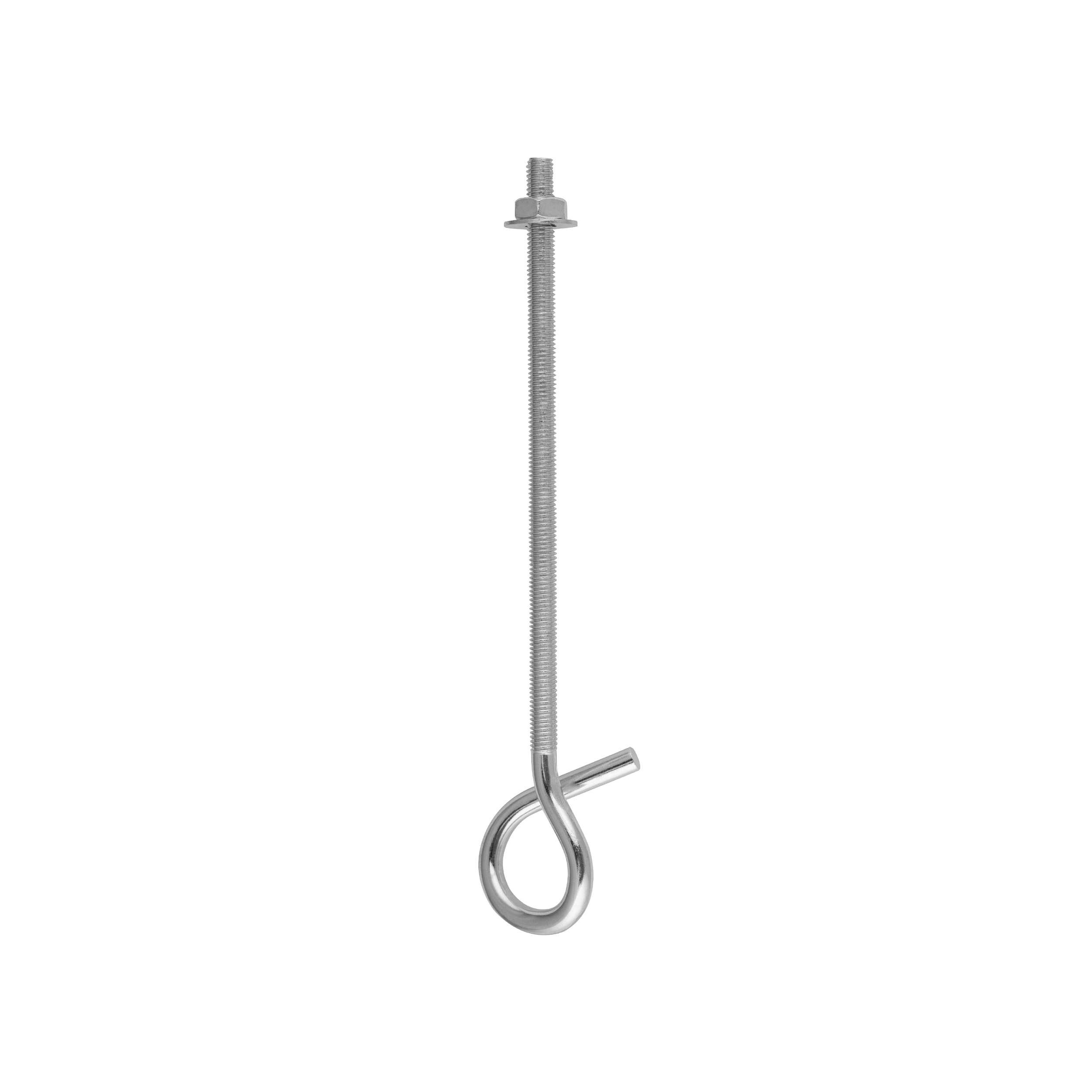 Schaukelhaken aus Stahl Schaukelschelle Karabinerhaken - MHM 10 × 260 mm Schaukelhakenmontage-Stahlgriff MHM 10 × 260 mm, 10x260 mm, Silber, Kohlenstoffstahl.