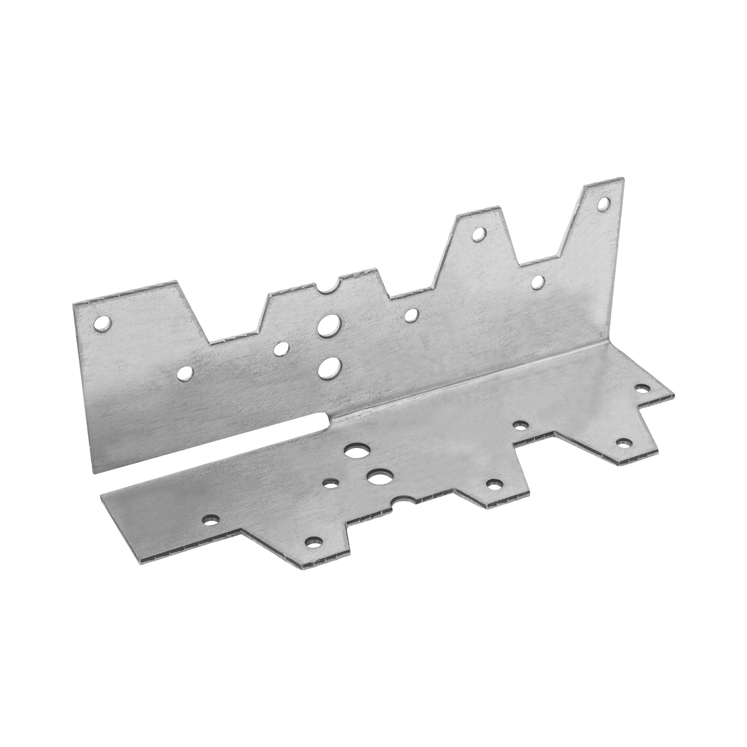 Biegewinkel flexibel Winkelverbinder Holzverbinder feuerverzinkt - KG | 40x120x50 mm | 1,5 mm Gebogener Winkel KG, 40x120x50 mm, 1,5 mm, 40x40x120x1,5 mm, DX51D Baustahl, Silber 2.