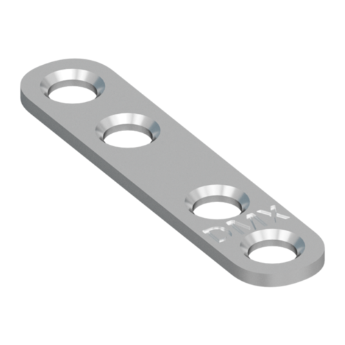 Łącznik montażowy zaokrąglony - FLW 60 | 56,5xx13 mm | 25 szt