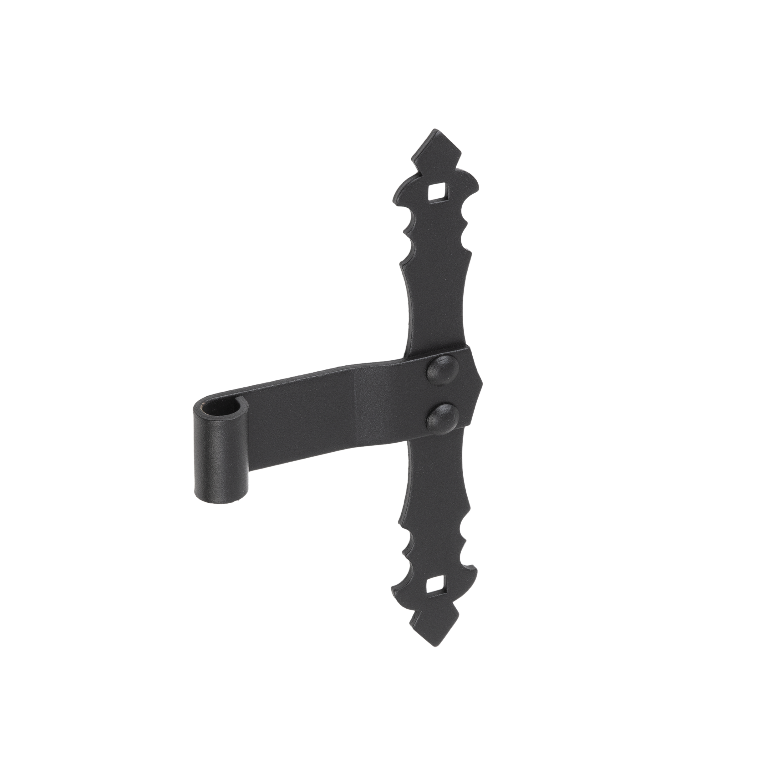 Zierrahmenband für Fensterläden - ZRO | schwarz | 200 mm | fi 10 mm Zierrahmenscharnier für Fensterläden ZRO 200/10, 100 mm, schwarz, 10 mm, 200x100x3,0 mm 2.