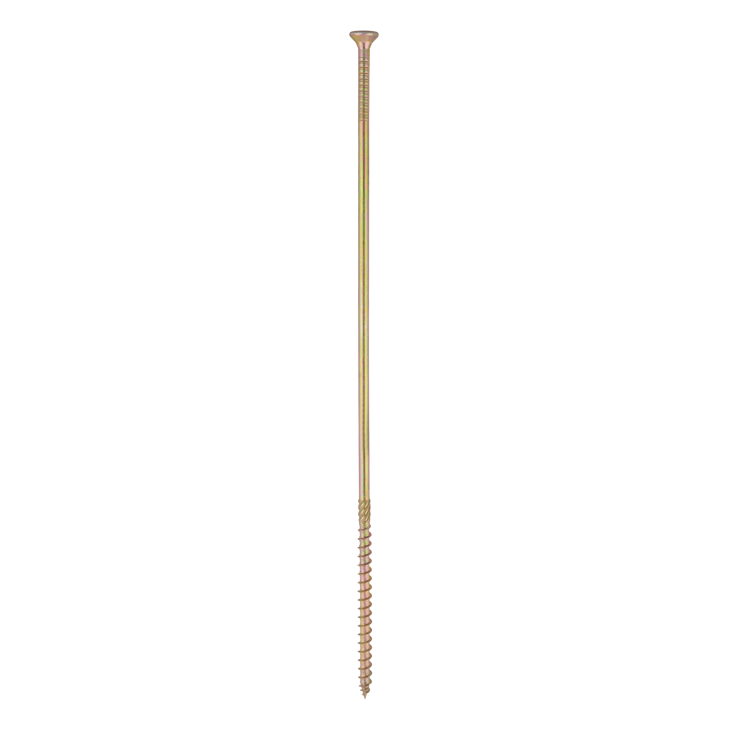 Holzbauschrauben Senkkopf TORX Teilgewinde - CS | 8 x 360 mm | gelb verzinkt | 50 Stk. TORX CS konische Zimmermannsschrauben fĂŒr Holz, 8x360 mm, Gold, 50 Stk., 8x360 mm.