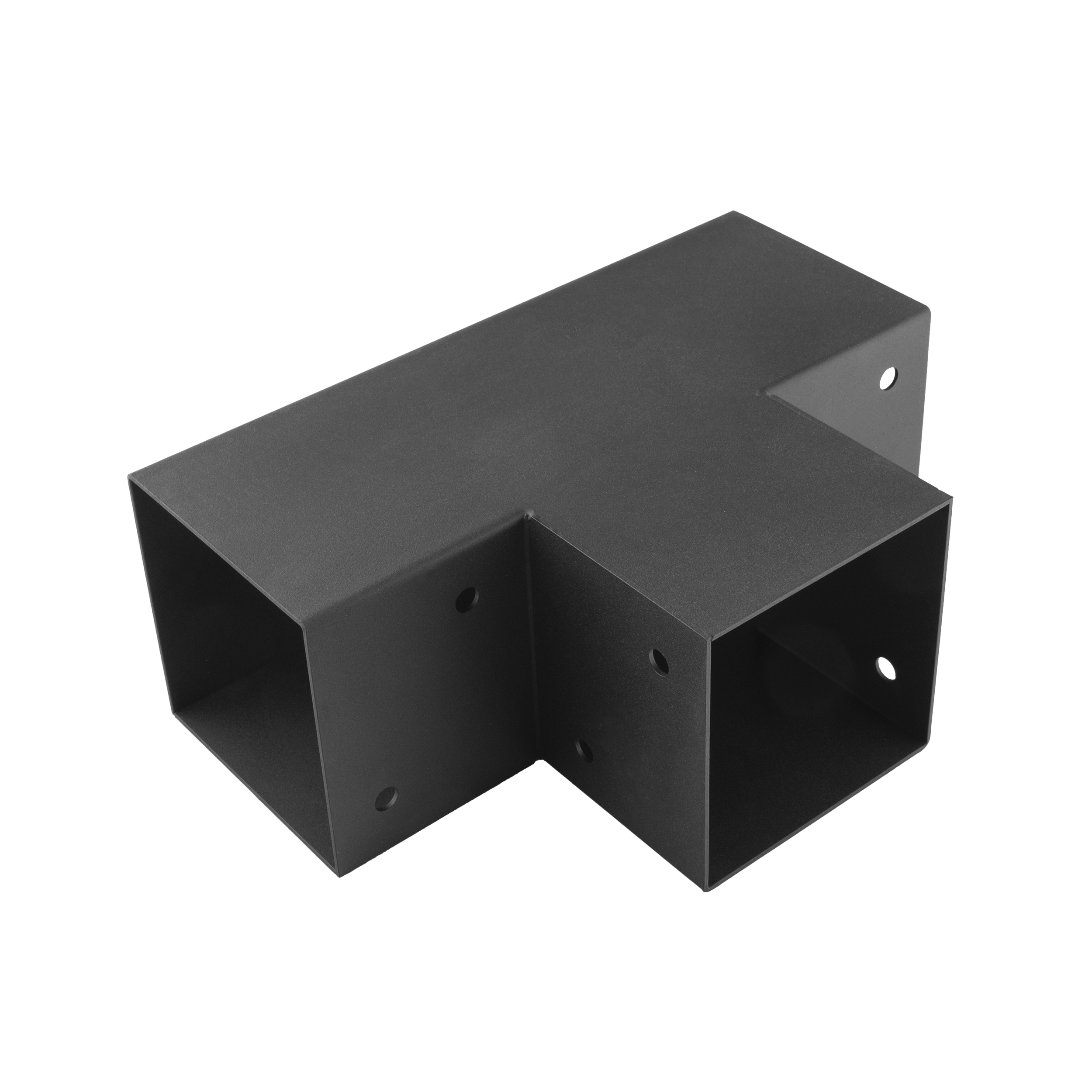 Łącznik belki kwadratowej do pergoli ciesielski - GPT 120 | 122x266x326 mm | czarny