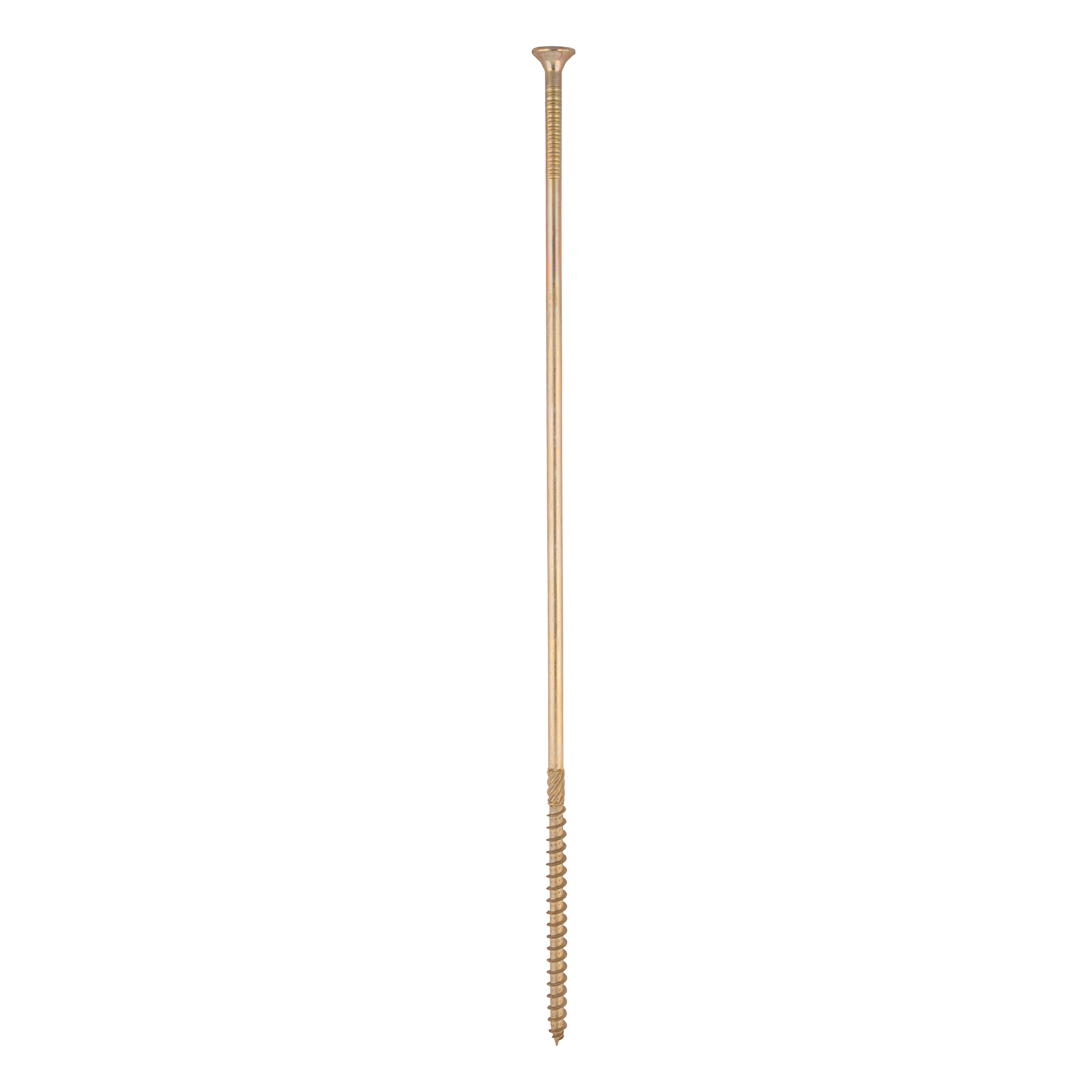 Holzbauschrauben Senkkopf TORX Teilgewinde - CS | 8 x 380 mm | gelb verzinkt | 50 Stk. TORX CS konische Zimmermannsschrauben fĂŒr Holz, 8x380 mm, Gold, 50 Stk., 8x380 mm.