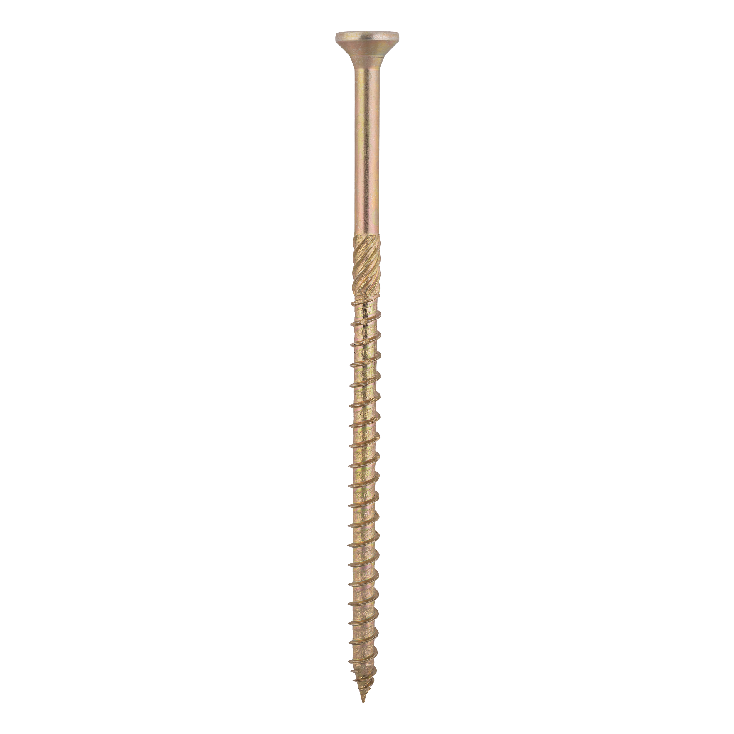 Holzbauschrauben Senkkopf TORX Teilgewinde - CS | 8 x 160 mm | gelb verzinkt | 50 Stk. TORX CS konische Zimmermannsschrauben fĂŒr Holz, 8x160 mm, Gold, 50 Stk., 8x160 mm.