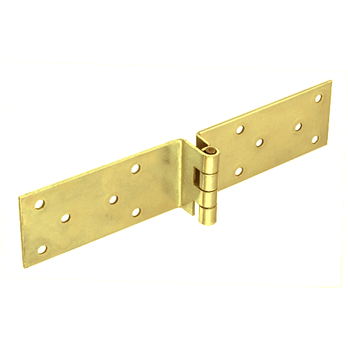 Winkelband - ZG | verzinkt | 180x40 mm Flachbauscharnier, gebogen ZG 180/40, 180 mm, gold, 40 mm, 180x40x1,5 mm.