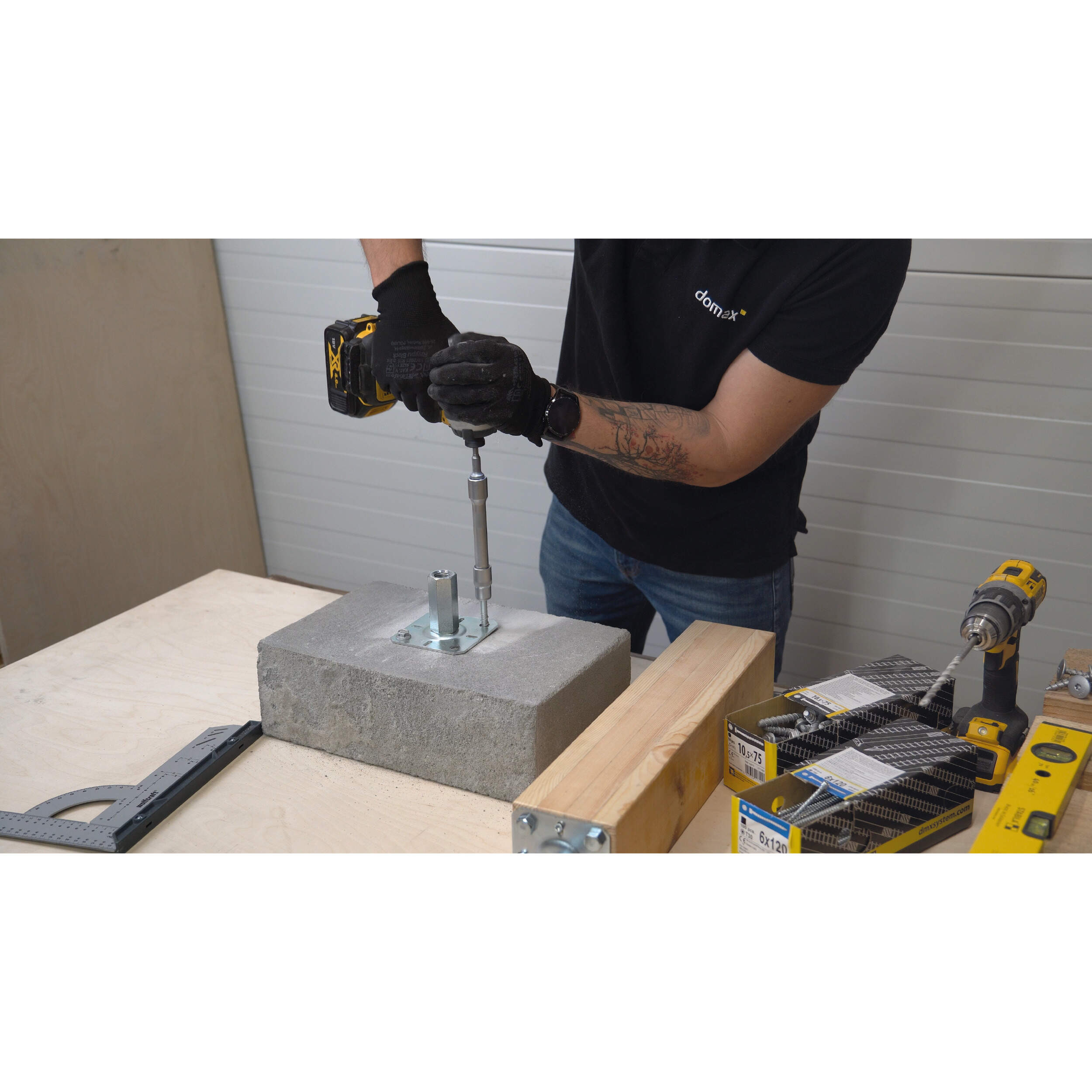 Betonschrauben Sechskantkopf Zinklamelle - PBW | 12,5 x 100 mm | verzinkt | 20 Stk. Betonschrauben mit Sechskantkopf PBW, 12,5x100 mm, silber, 20 Stk., 5x100 mm, gehÀrteter Kohlenstoffstahl 1.