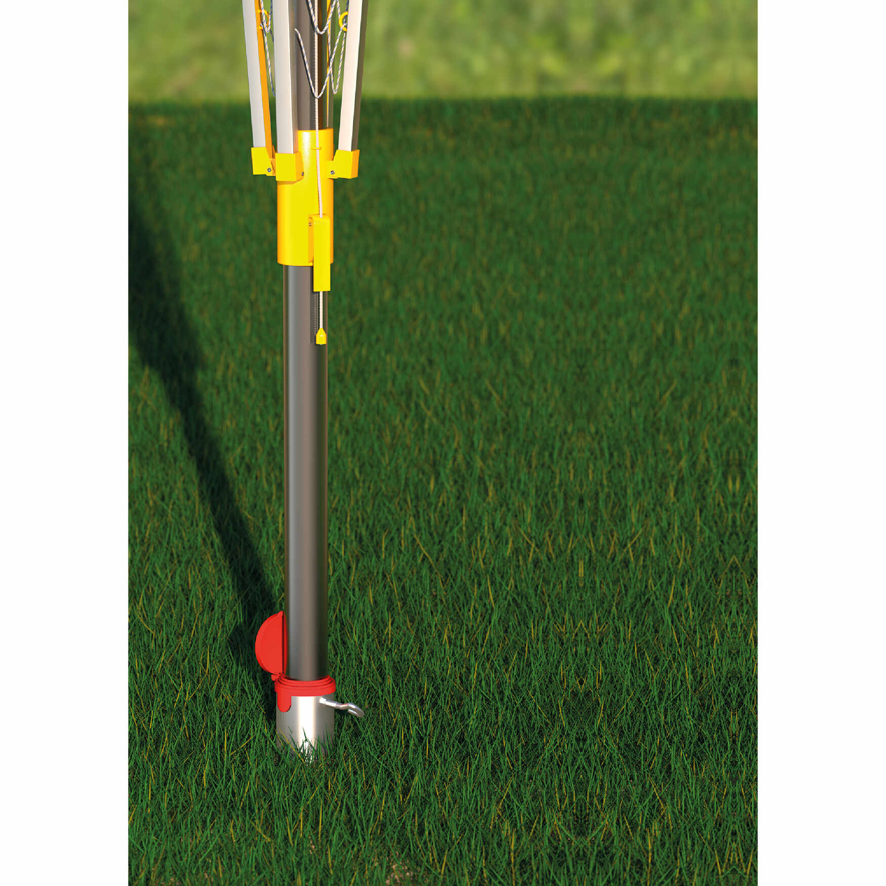 Podstawa wkręcana do ziemi do parasola suszarki - PWO | 68x550 Podstawa wkręcana do ziemi do parasola suszarki - PWO | 68x550