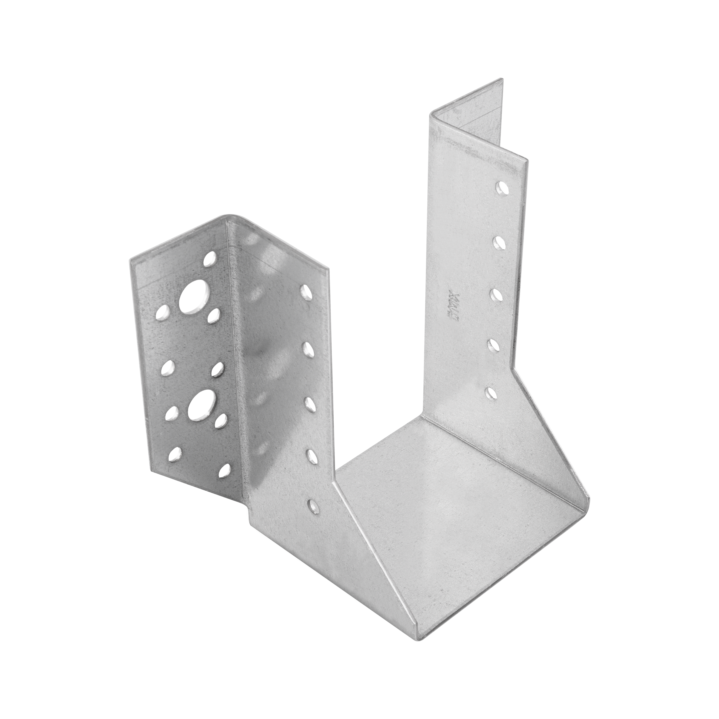 Wieszak belki uchwyt belki drewnianej - WB 26 | 80x120x75 mm | Srebrny