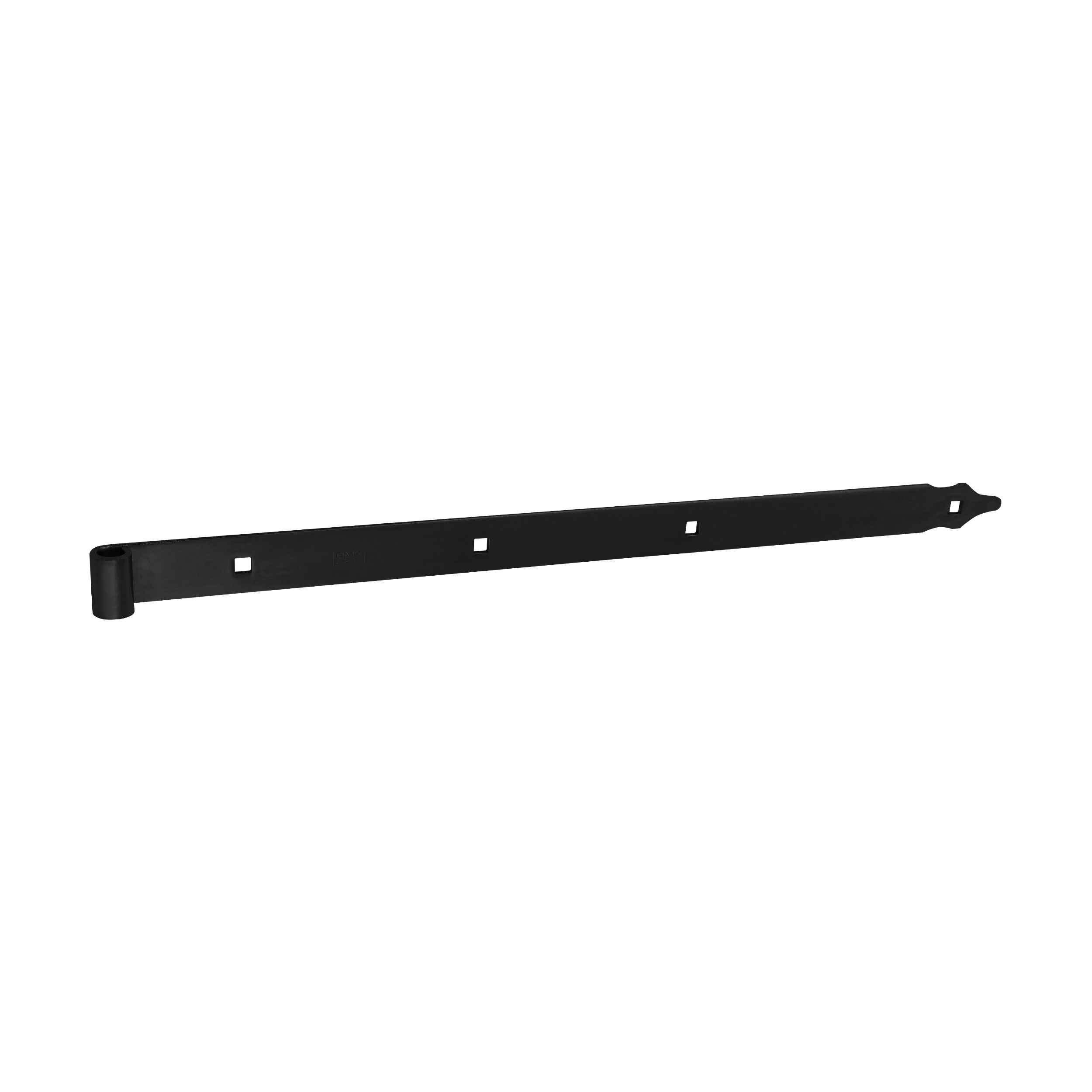 Ladenband für Tore - ZP | schwarz | 600 mm | fi 13 mm Bandscharnier für Tore ZP 600/13, 600 mm, schwarz, 13 mm, 600x35x4,0 mm.