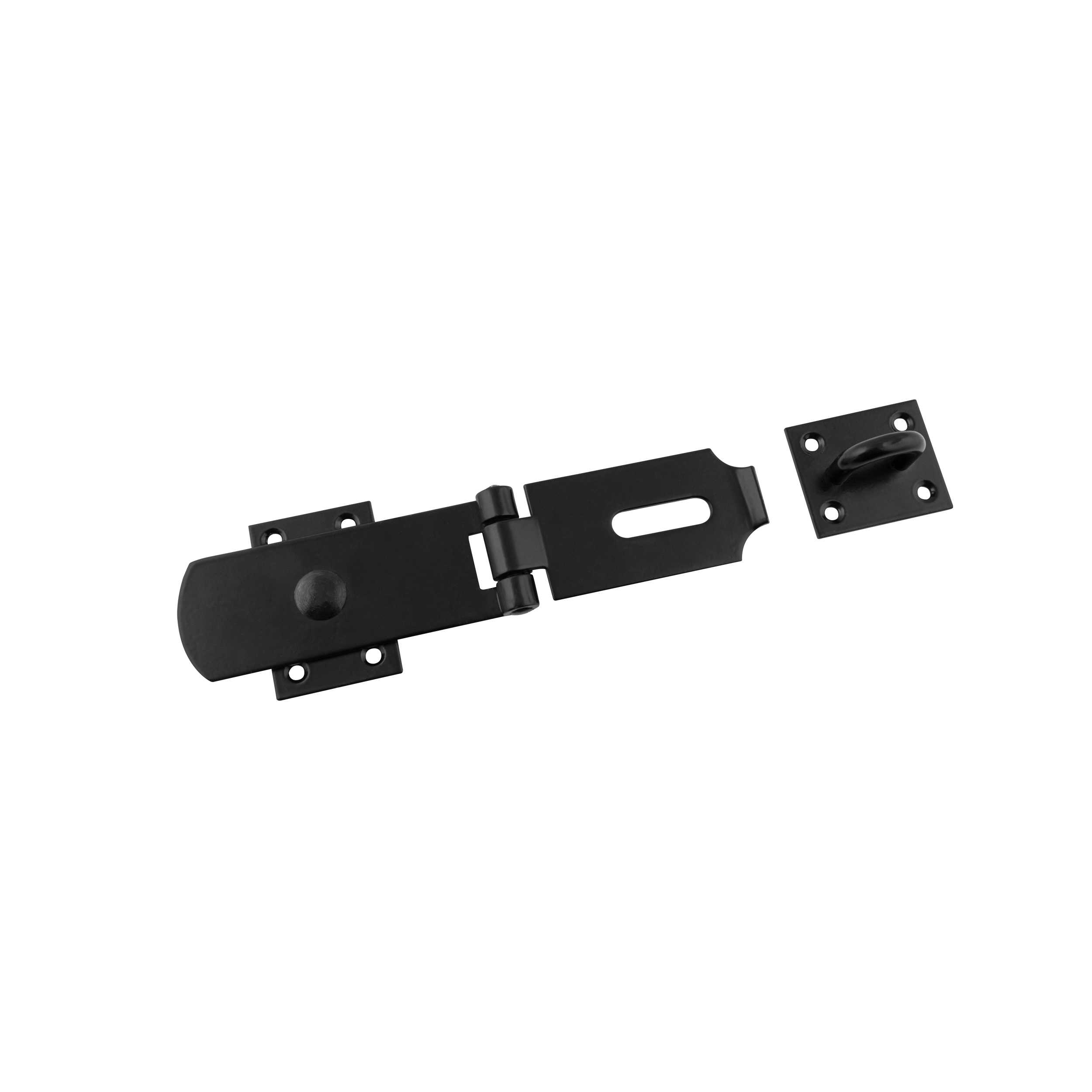 Drehriegel für Gartentore - ZWPO | schwarz | 263 mm ZWPO Drehspindel, schwarz, 263 mm, 263x55x4,0 mm, DC01 Baustahl, Schuss 1.