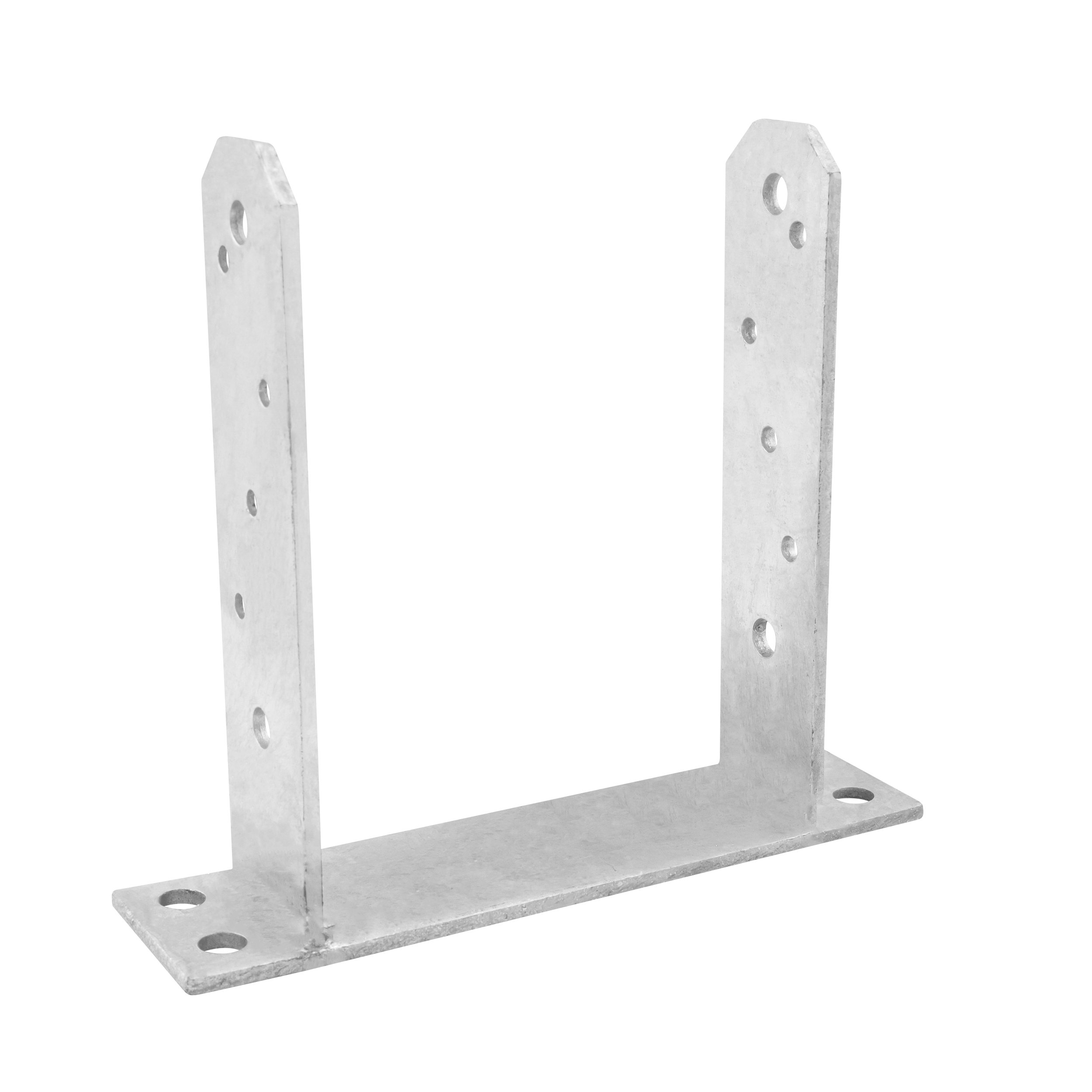 Pfostenträger zum aufdübeln U-Form Pfostenanker Typ TT - PST | 150 x 200 mm | feuerverzinkt Säulenfußanker für Betonwand Typ U PST, 150x200 mm, 150x200x50x5,0 mm, im Elementsatz.