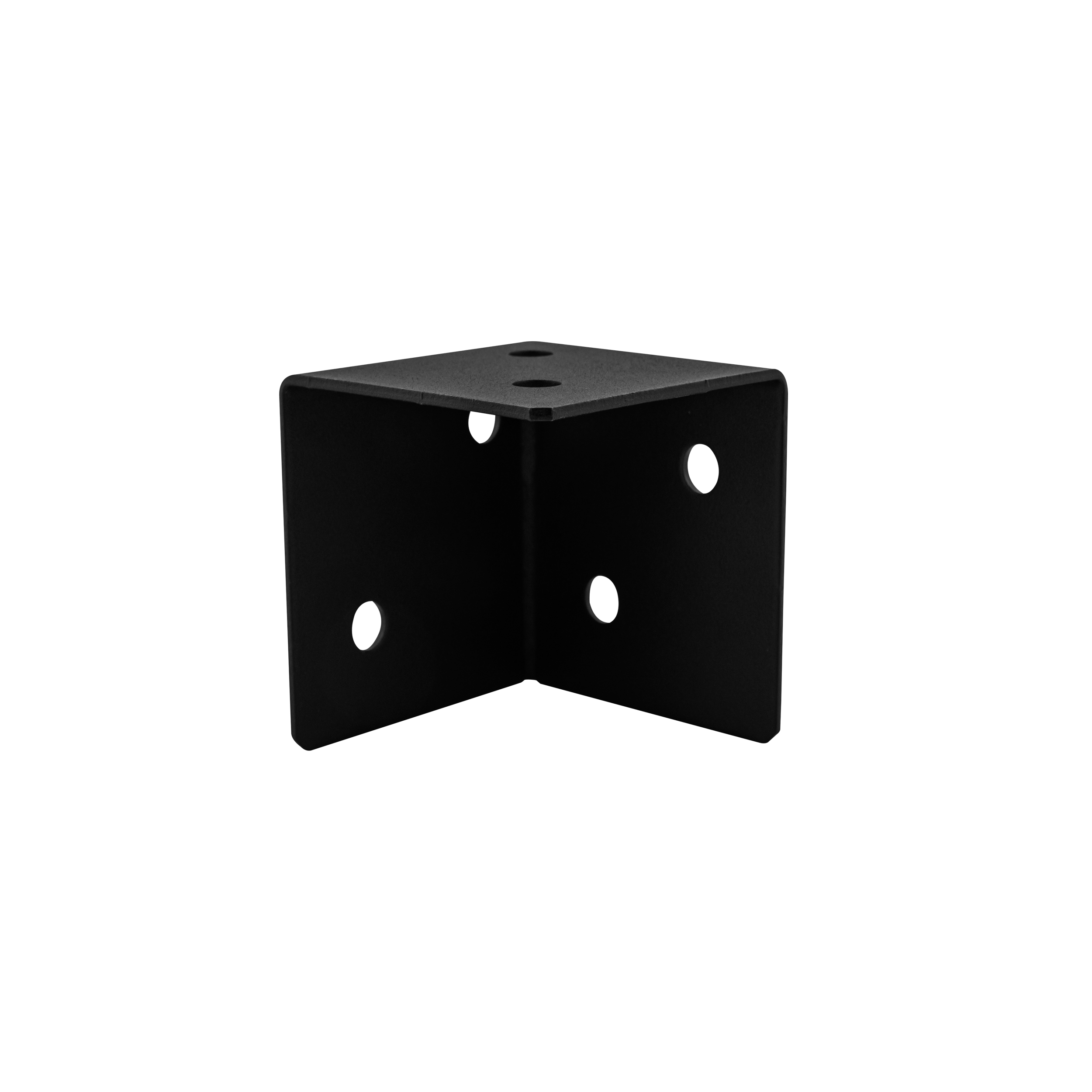 Łącznik belki kwadratowej słupa do ściany do pergoli ciesielski - GPPS 85 | 85x85 mm | czarny
