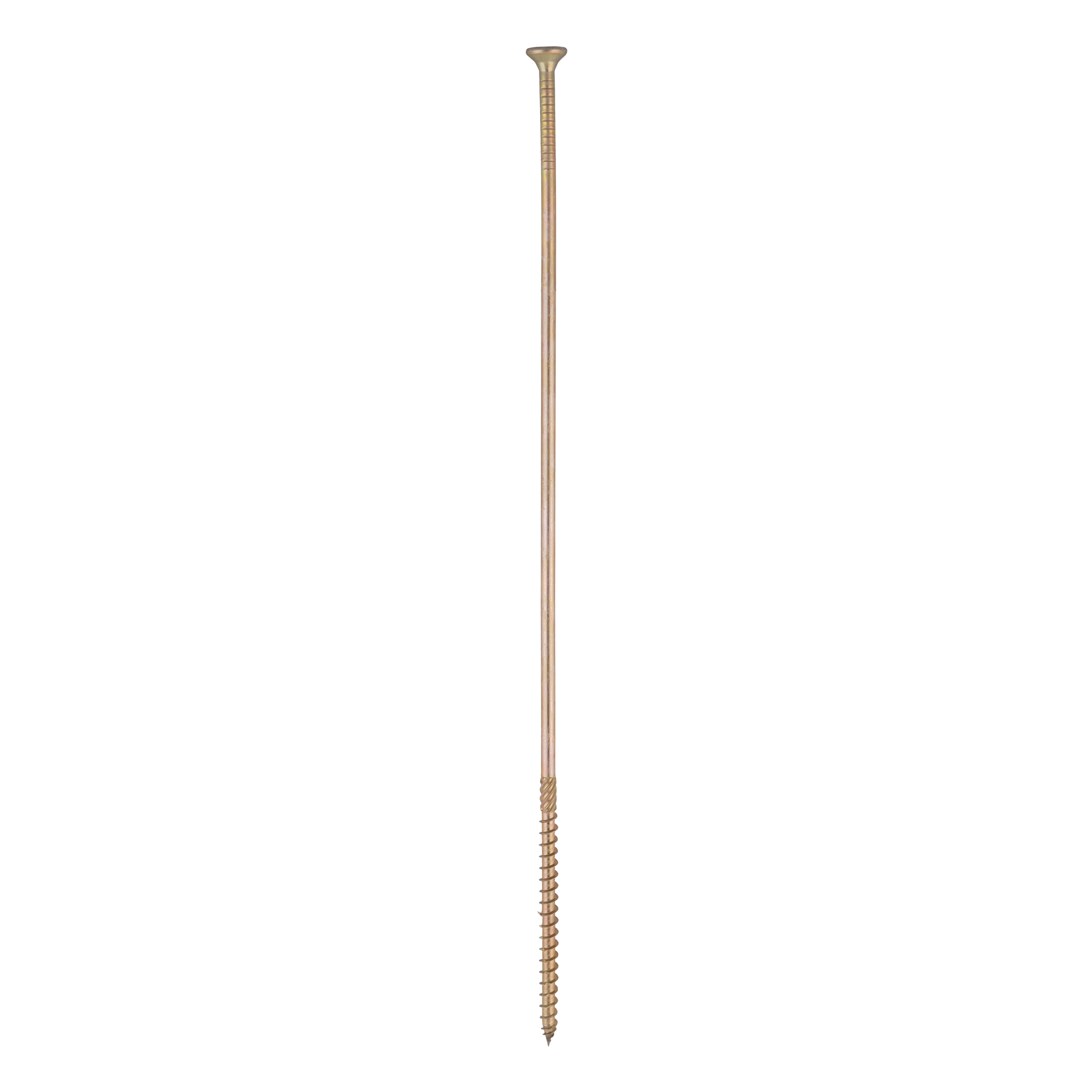 Holzbauschrauben Senkkopf TORX Teilgewinde - CS | 8 x 400 mm | gelb verzinkt | 50 Stk. TORX CS konische Zimmermannsschrauben fĂŒr Holz, 8x400 mm, Gold, 50 Stk., 8x400 mm.