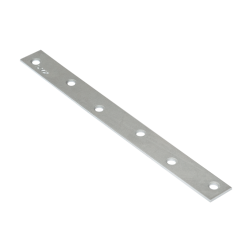 Flachverbinder schmal universal Lochplatte Verbindungsblech verzinkt - LW 200 | 196x19 mm | 20 Stück Schmaler Universal-Stahlverbinder LW 200, 196x19 mm, 20 Stk., 196x19x2,0 mm, DC01 Baustahl, silber 2.