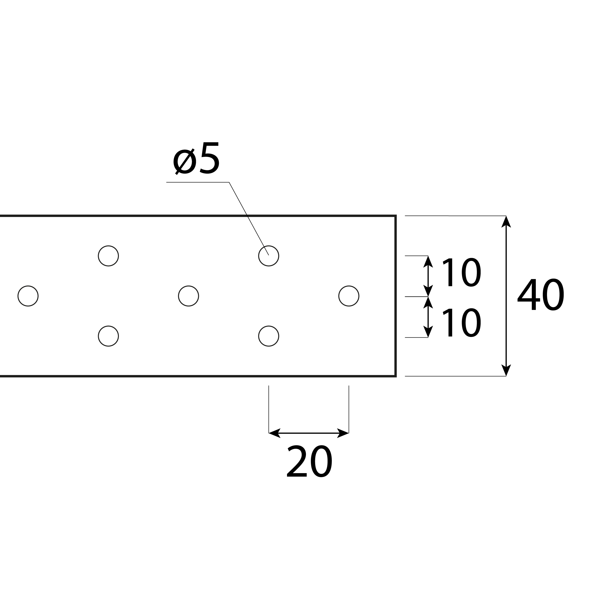 Taśma ciesielska konstrukcyjna stalowa perforowana - TM 2 | 10 m Taśma ciesielska konstrukcyjna stalowa perforowana - TM 2 | 10 m