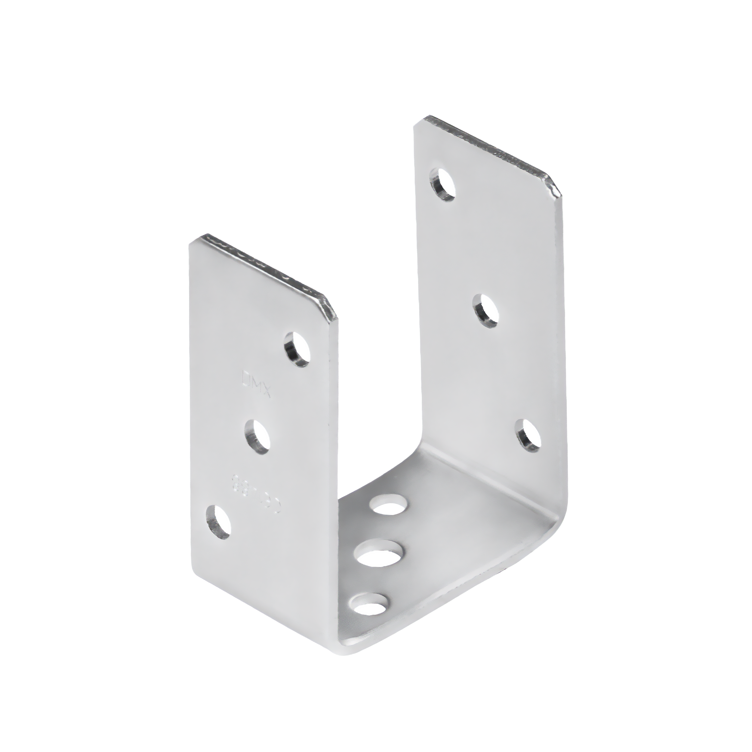 Pfostenträger zum aufdübeln U-Form universal - PSO | 90 mm | feuerverzinkt Mastfußanker zum Einbetonieren, Typ U, Universal PSO, 90 mm, silber, 91x120x60x4,0 mm.