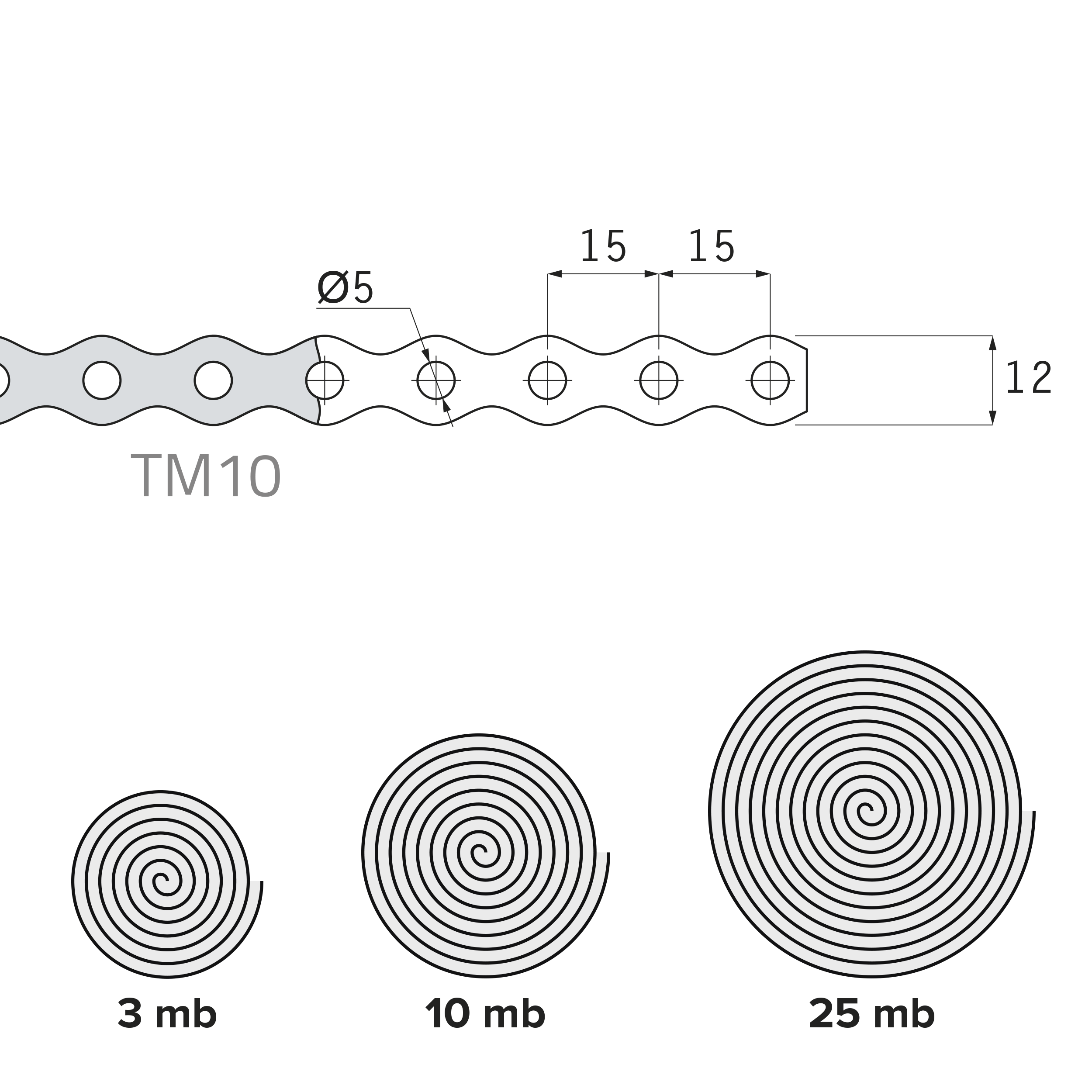 Taśma montażowa perforowana stal - TM 10 | 25 m | Srebrny | TM 10 Taśma montażowa perforowana stal - TM 10 | 25 m | Srebrny | TM 10