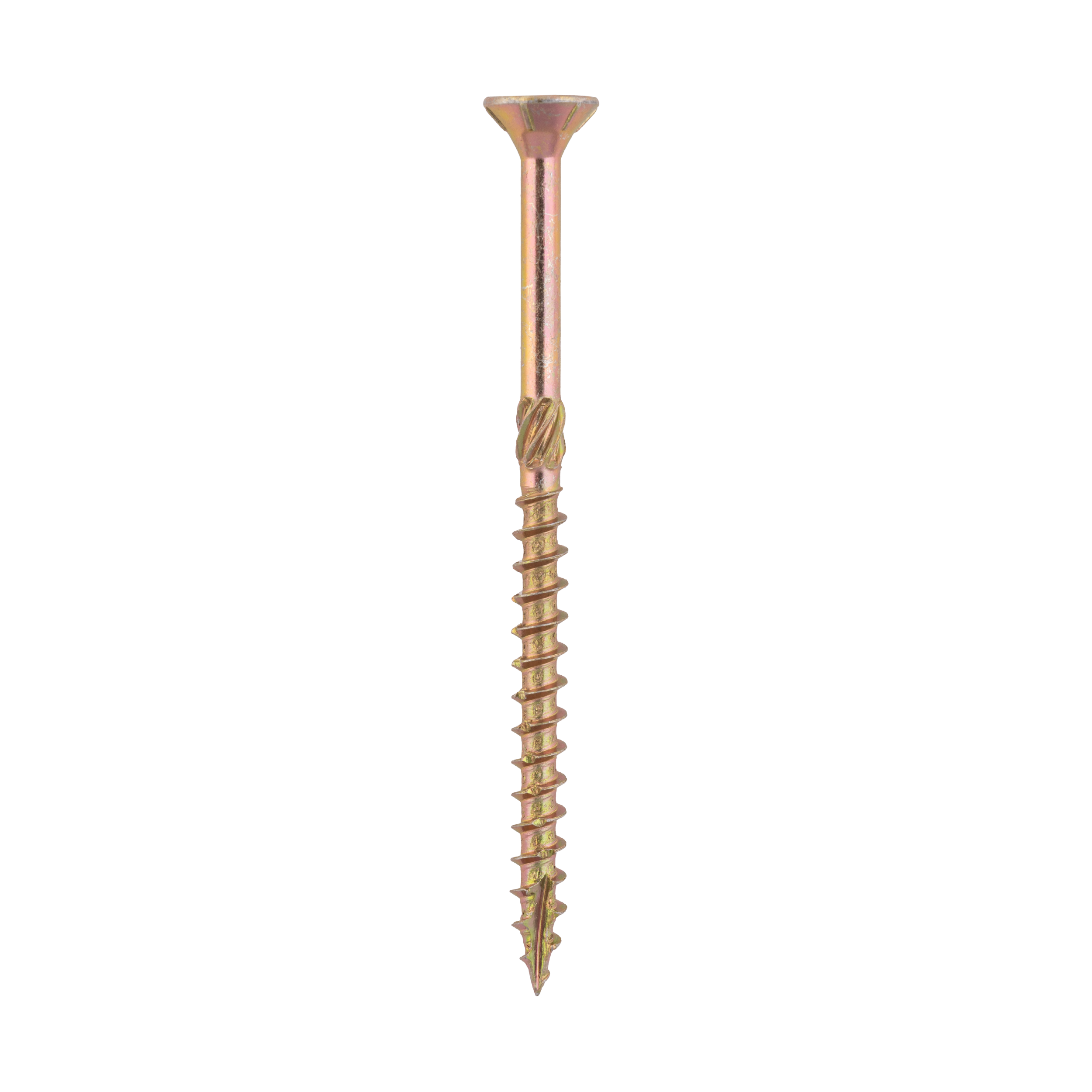 Holzschrauben Senkkopf TORX Teilgewinde - CS | 4,5 x 70 mm | gelb verzinkt | 200 Stk. Konische Zimmermannsschrauben TORX CS fĂŒr Holz, 4,5x70 mm, Gold, 200 Stk., 5x70 mm.