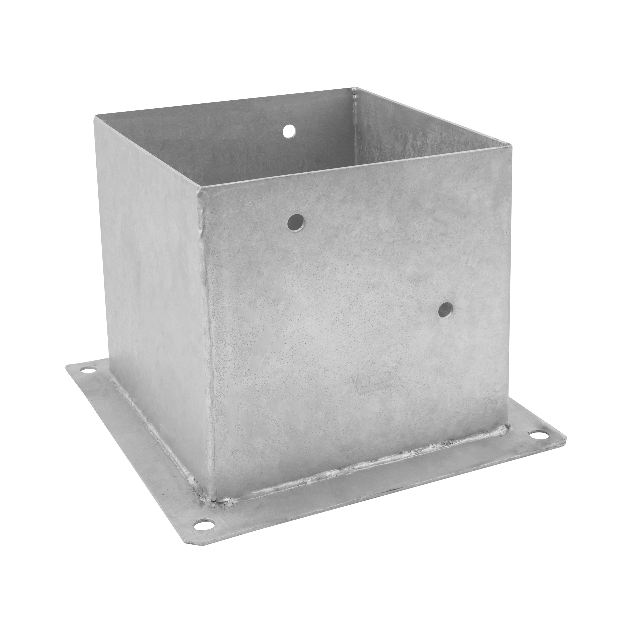 Podstawa słupa kotwa przykręcana z podstawą prostokątną - PSP | 200 mm | Srebrny Podstawa słupa kotwa przykręcana z podstawą prostokątną - PSP | 200 mm | Srebrny