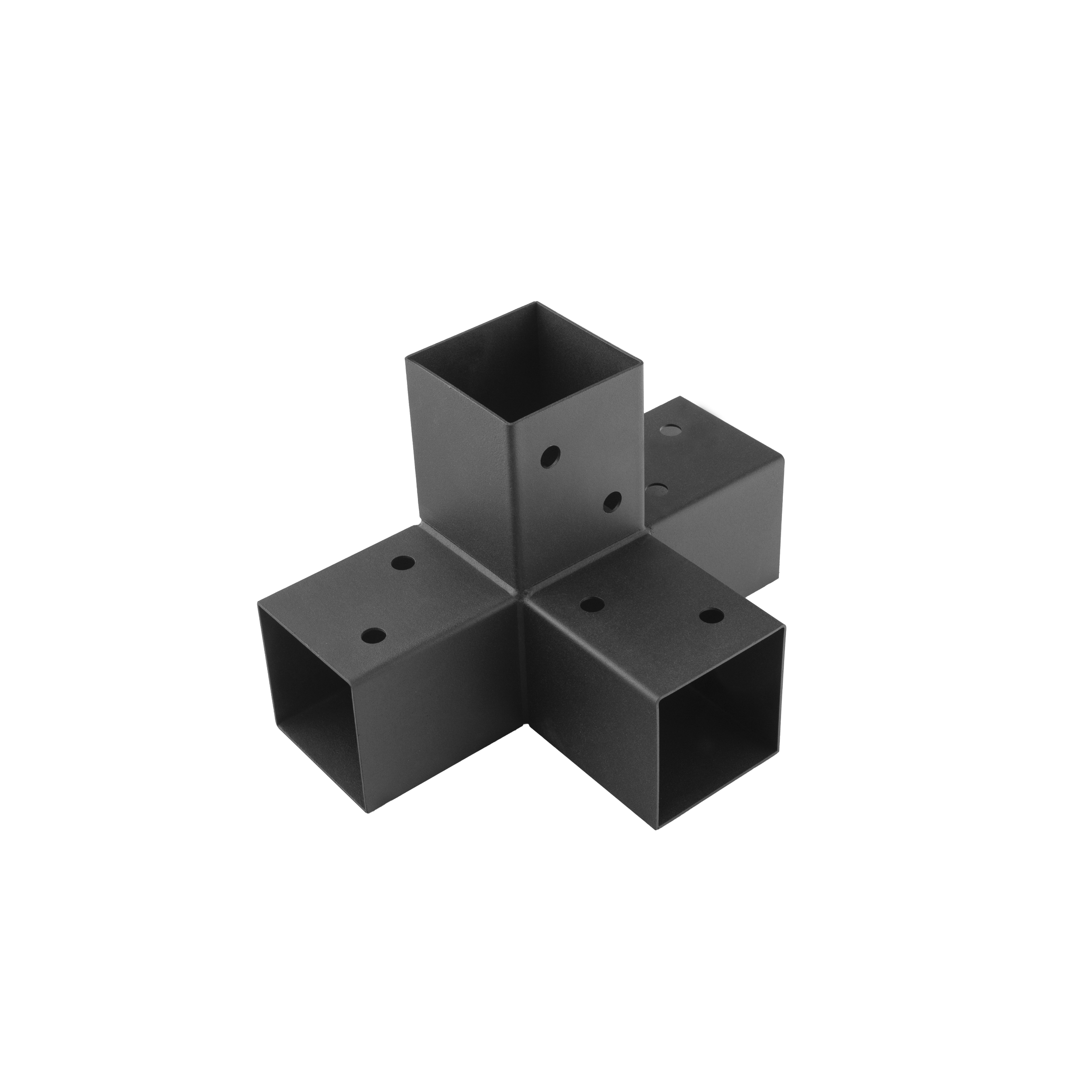 Łącznik belki kwadratowej do pergoli ciesielski - GPX 70 | 72x165x255 mm | czarny