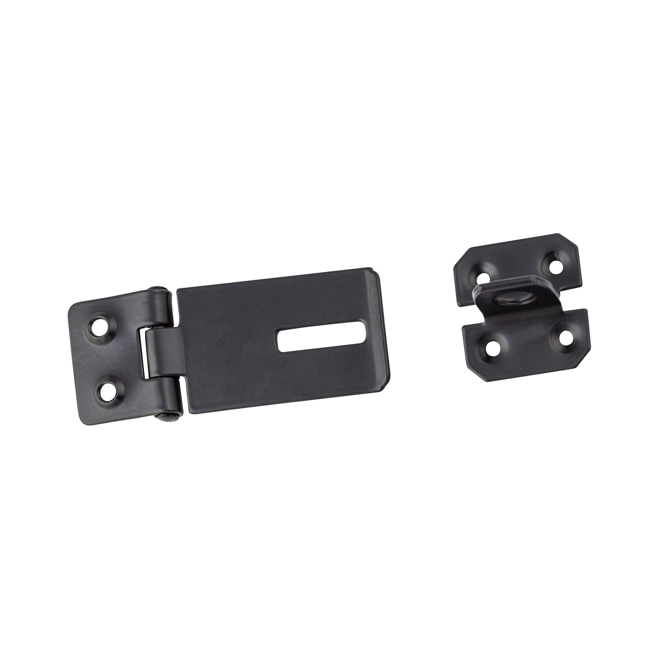 Verdeckter Riegel für Gartentore - ZWK | schwarz | 70 mm Scharnier mit verdecktem Schloss ZWK, schwarz, 70 mm, 70x40x1,8 mm, DC01 Baustahl.
