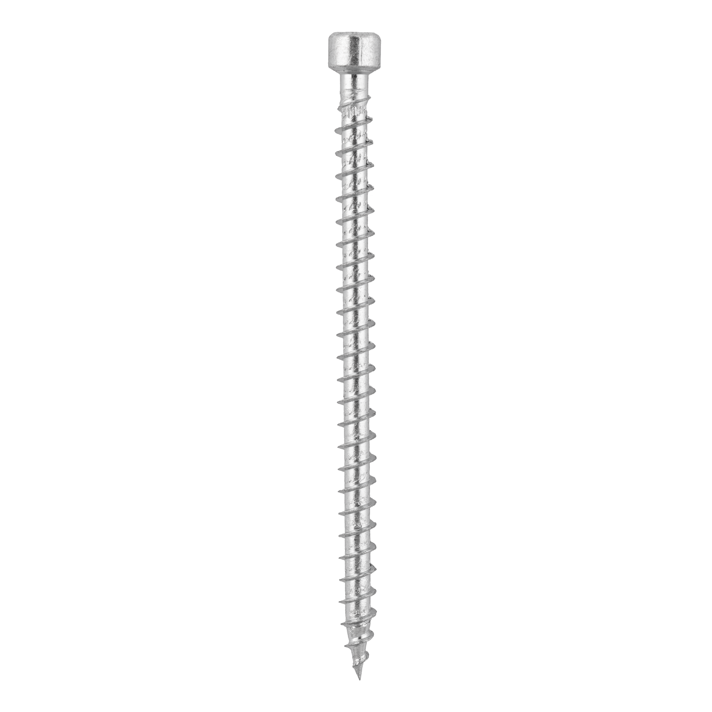 Holzbauschrauben Zylinderkopf TORX Vollgewinde - CPW | 6 x 100 mm | verzinkt | 100 Stk. TORX CPW-Flachkopf-Konstruktionsschrauben mit Vollgewinde, 6x100 mm, Silber, 100 Stk., 6x100 mm, gehÀrteter Kohlenstoffstahl.