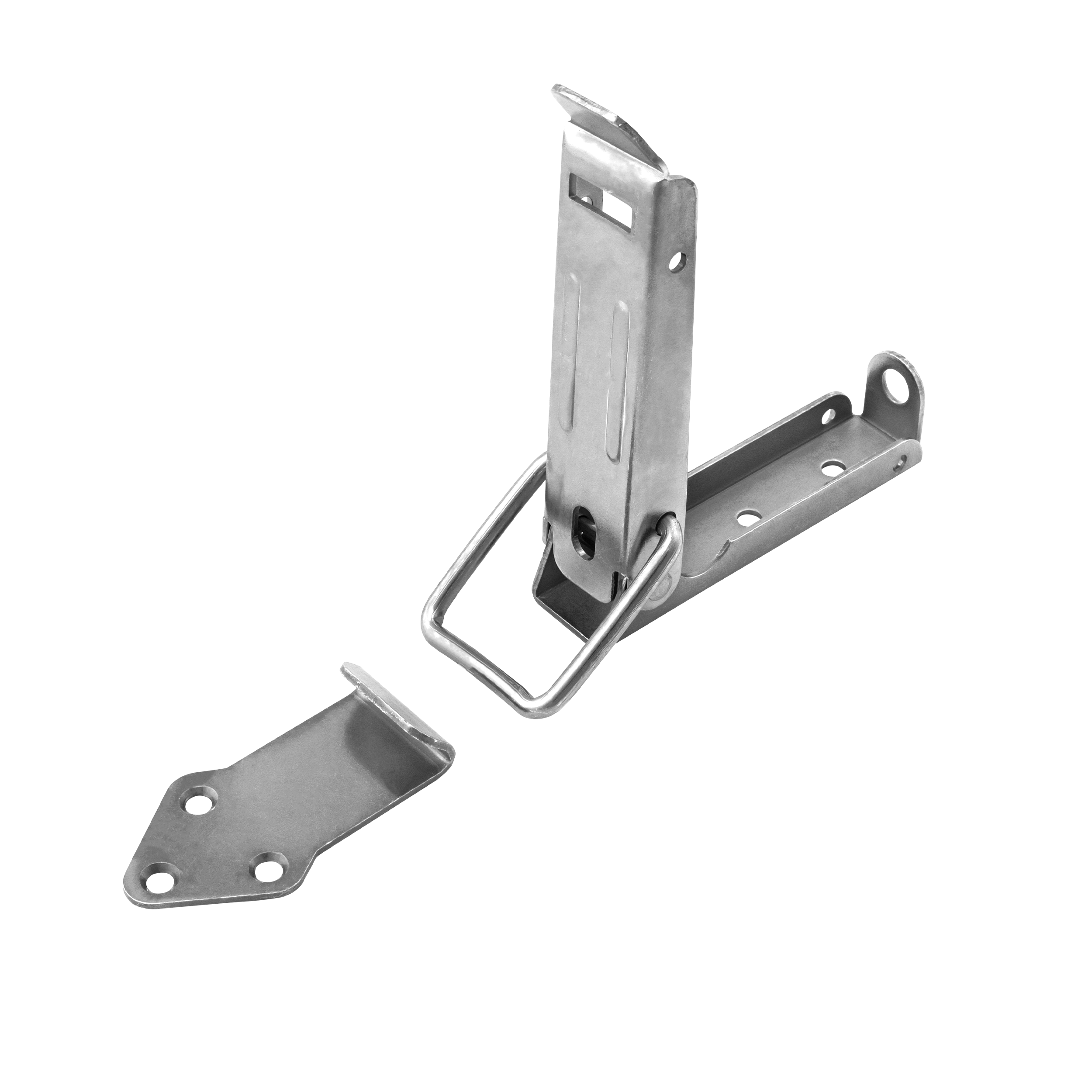 Zamknięcie skrzyni zagięte - ZSK  | Srebrny | 94 mm